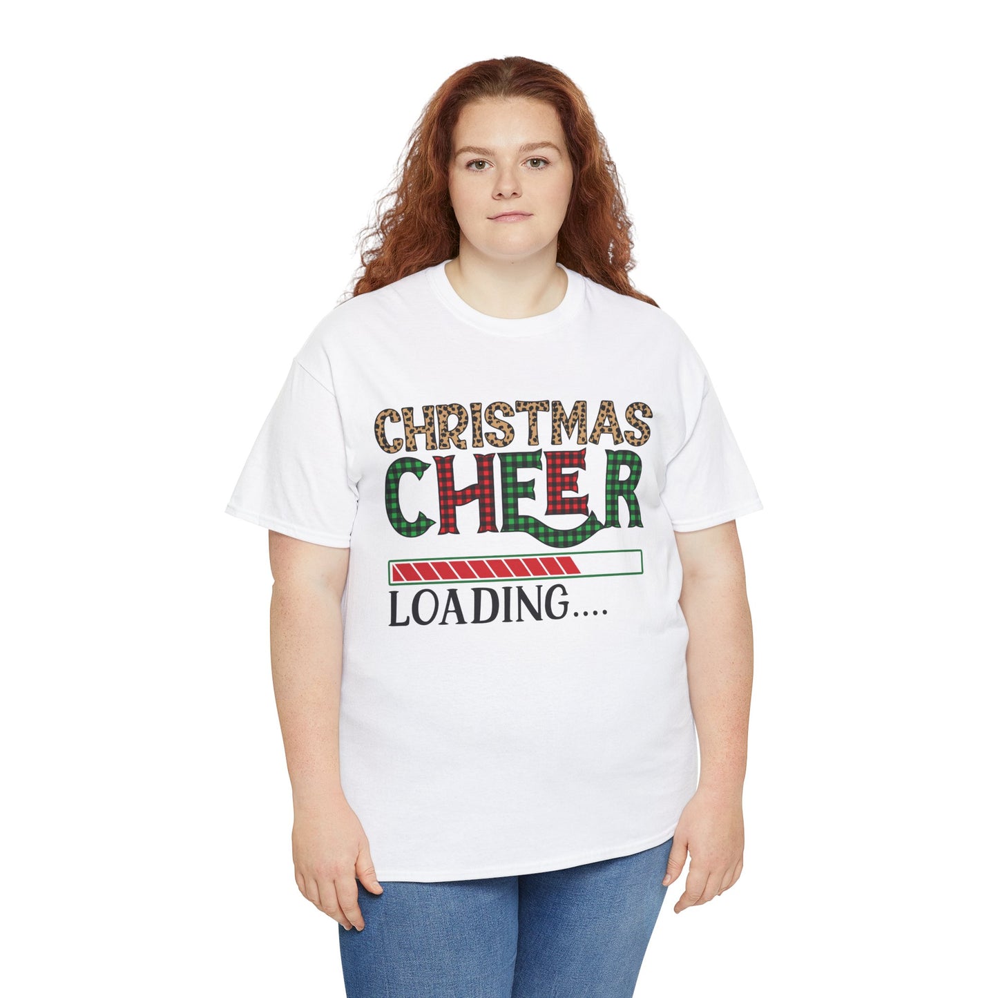 Christmas Cheer Loading Unisex Heavy Cotton Tee