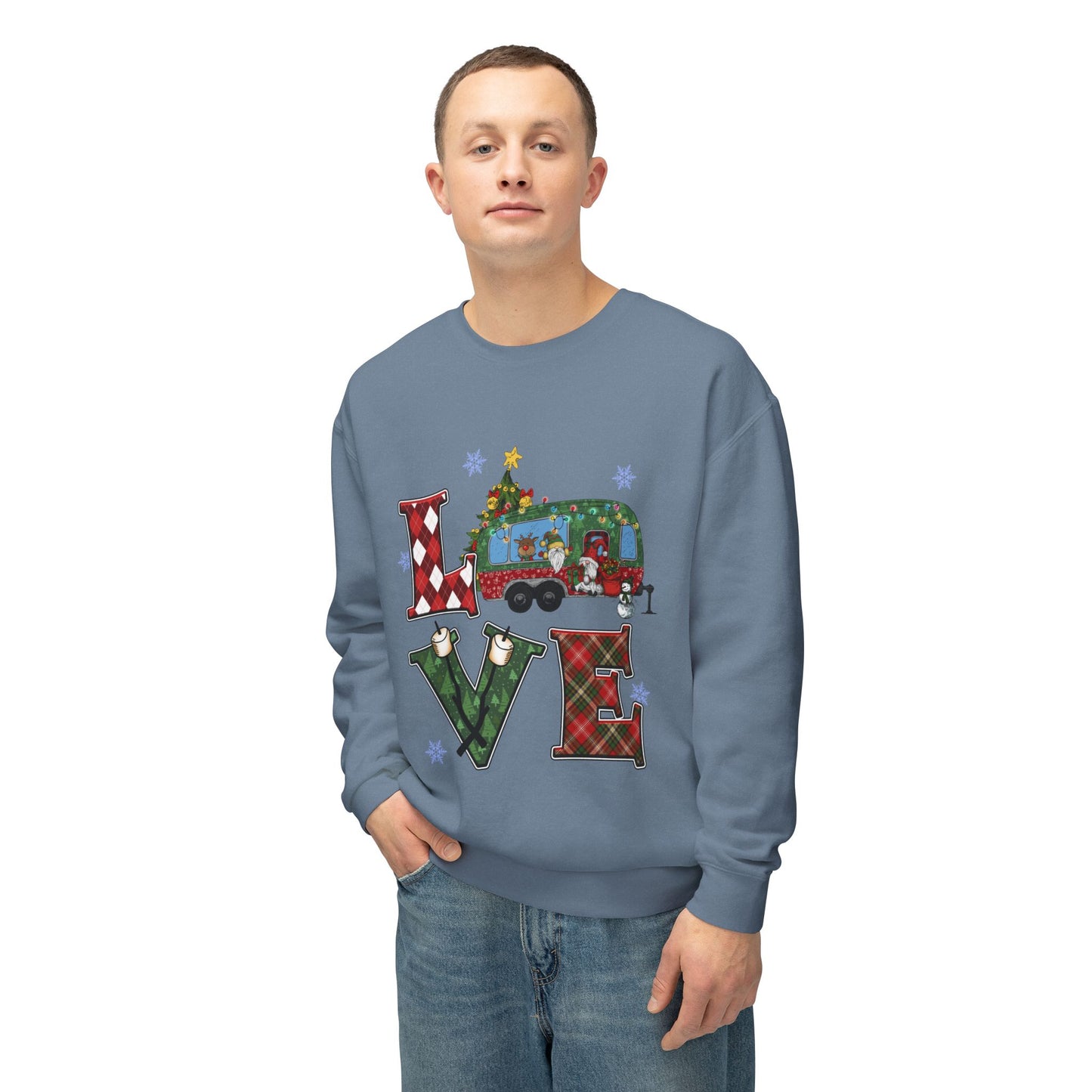 Love Vintage Holiday Crewneck Sweatshirt