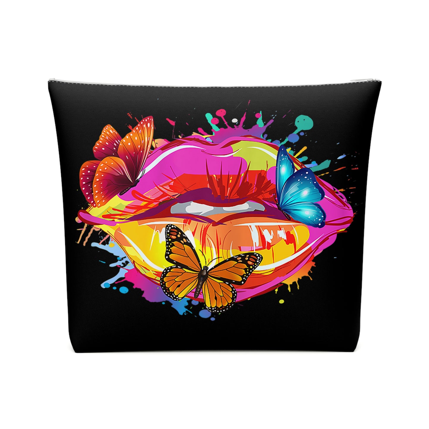Pink Lips Cosmetic Bag