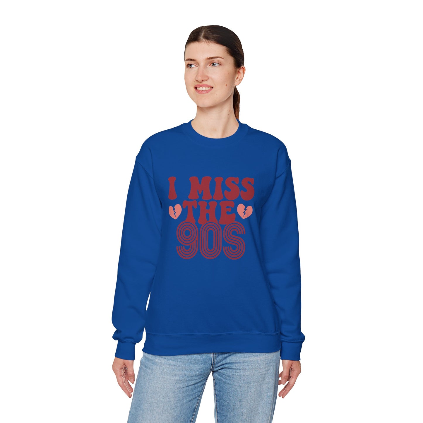 Retro 90s Crewneck Sweatshirt - I Miss the 90s Design