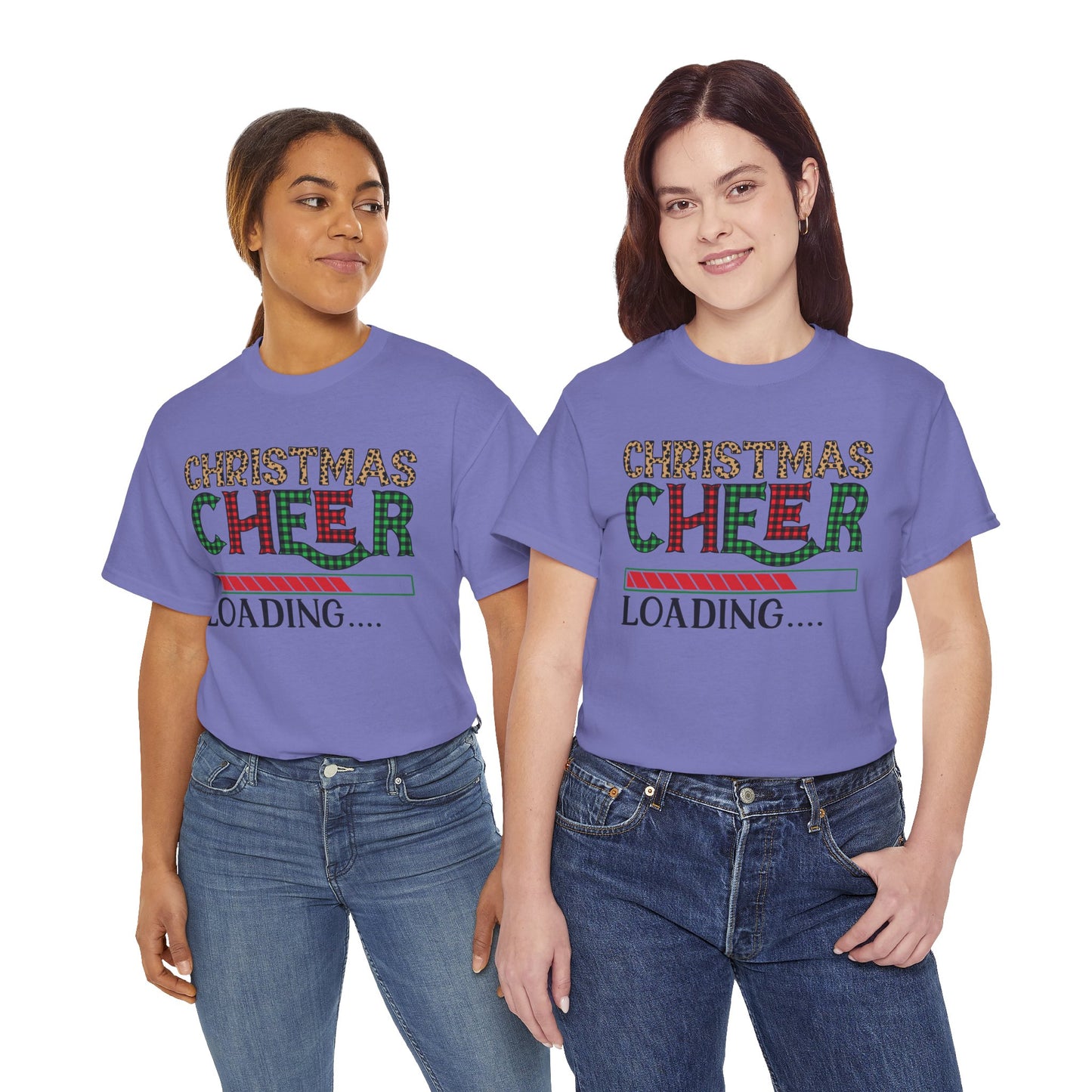 Christmas Cheer Loading Unisex Heavy Cotton Tee