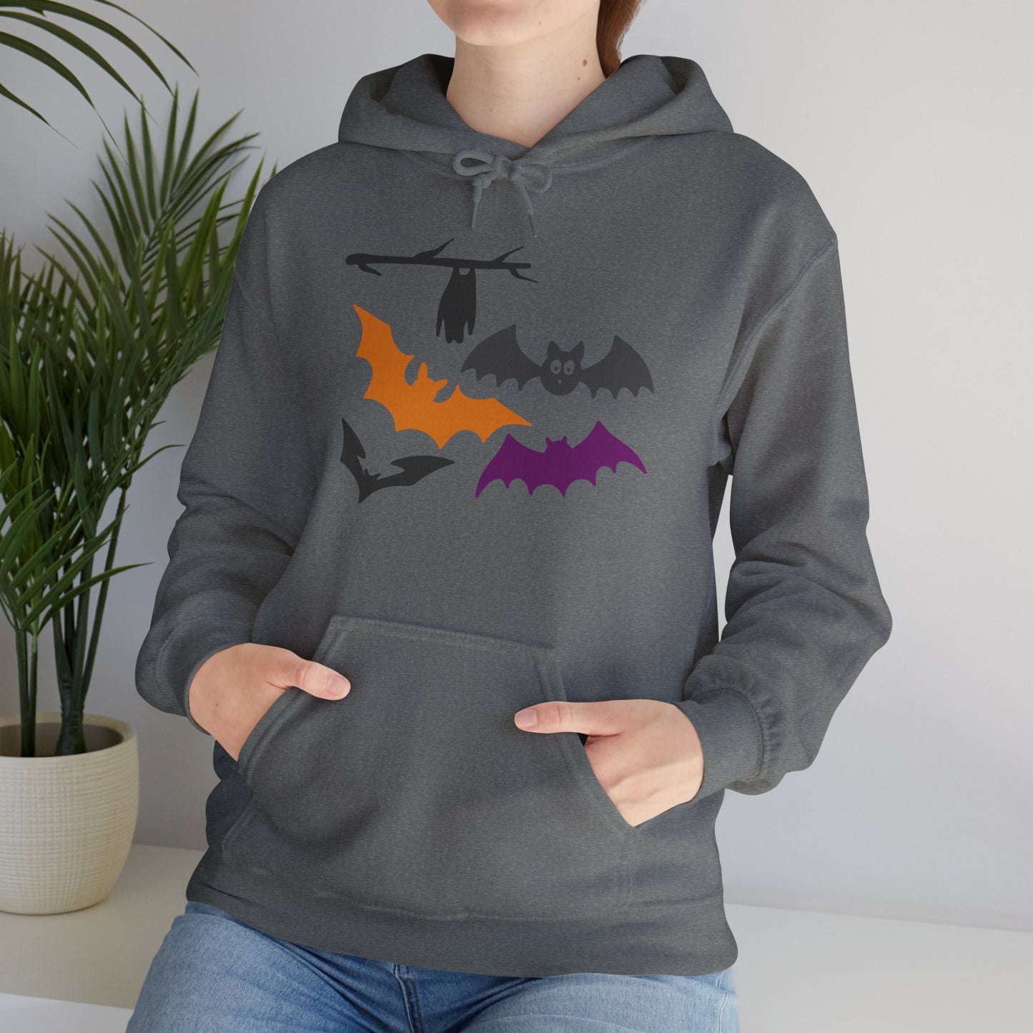 Halloween Bats Heavy Blend™ Hooded Sweatshirt