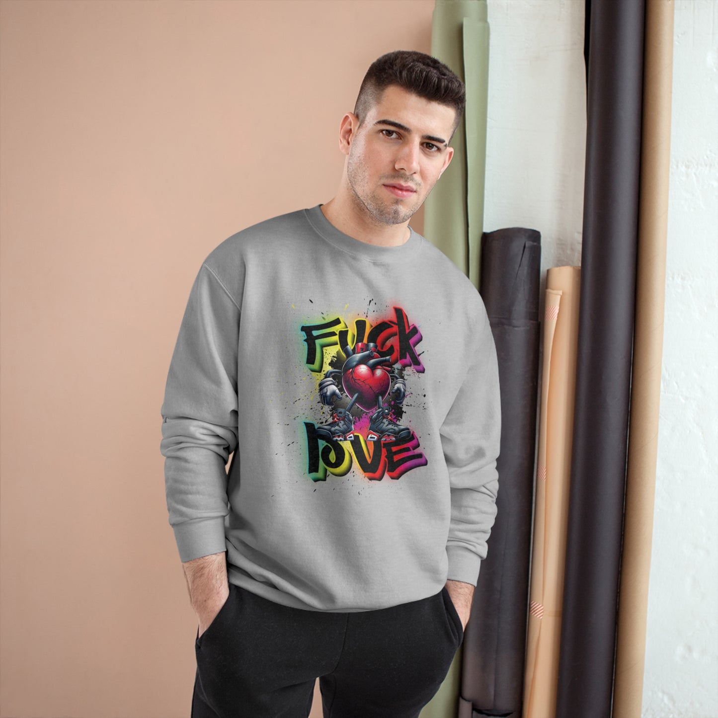 Fuck Love Champion Sweatshirt