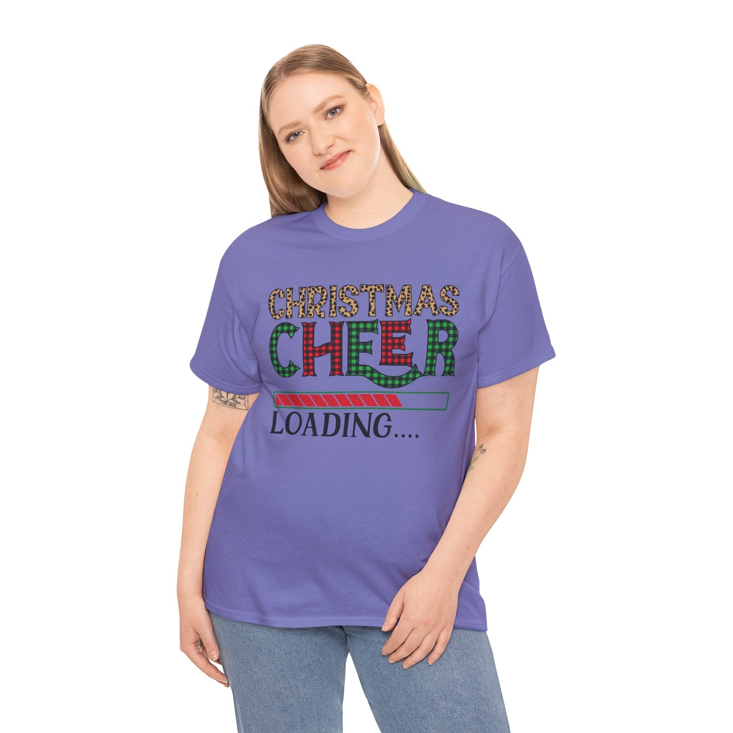 Christmas Cheer Loading Unisex Heavy Cotton Tee