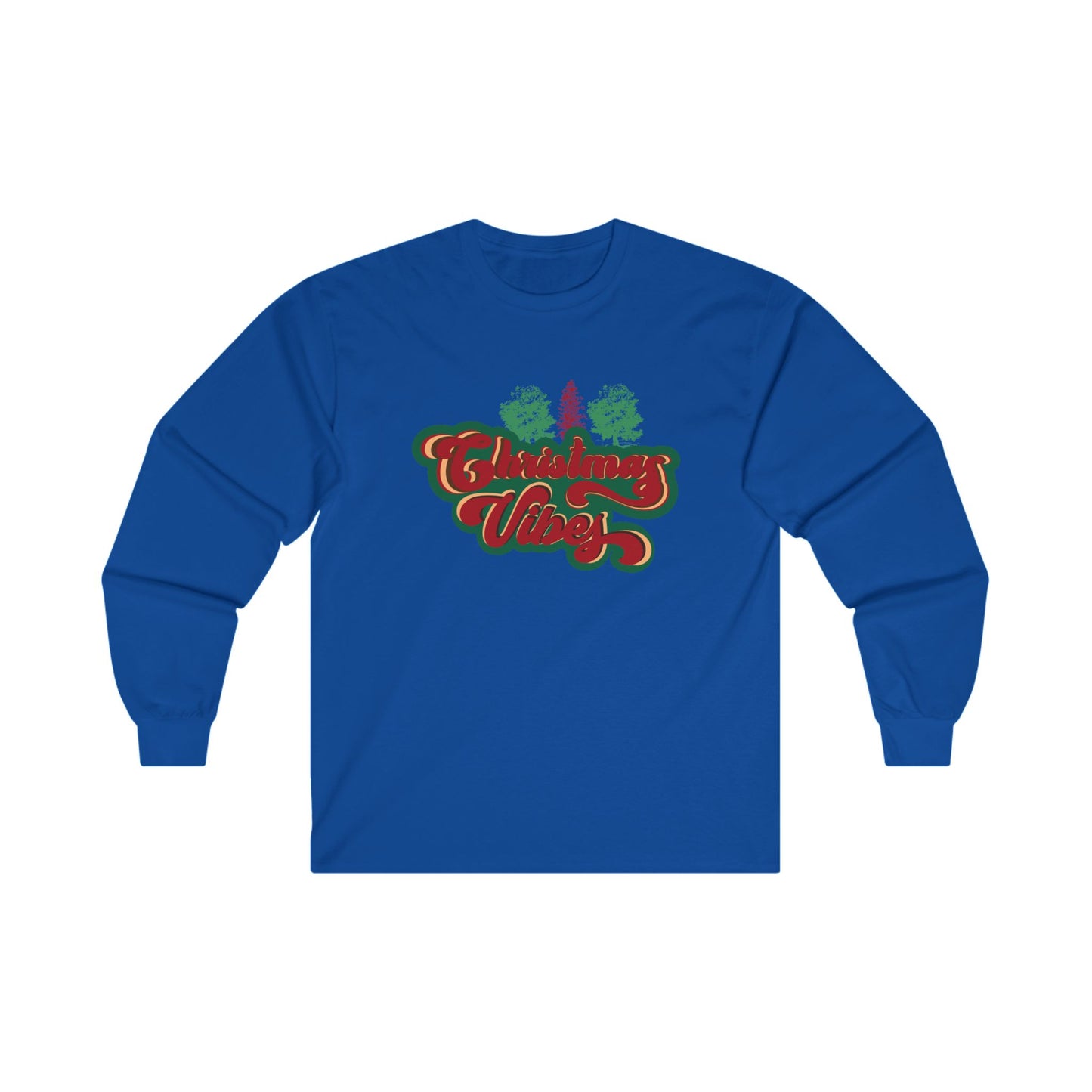 Christmas Vibes Unisex Long Sleeve Tee