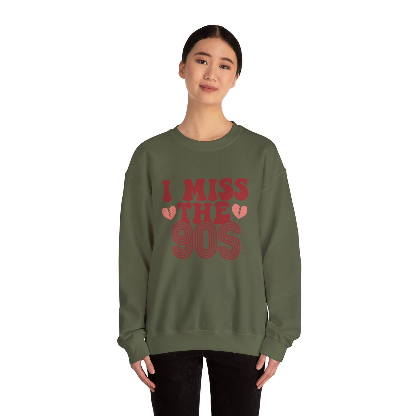 Retro 90s Crewneck Sweatshirt - I Miss the 90s Design