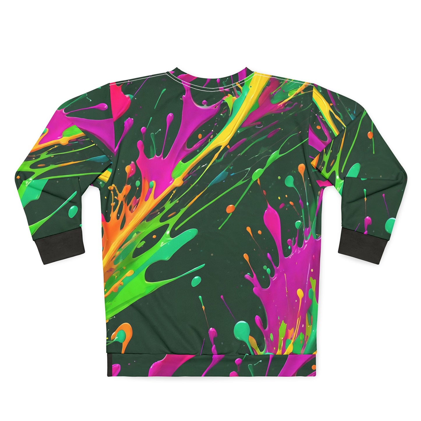 Vibrant Splash Unisex Sweatshirt – Colorful Streetwear for Creative Souls