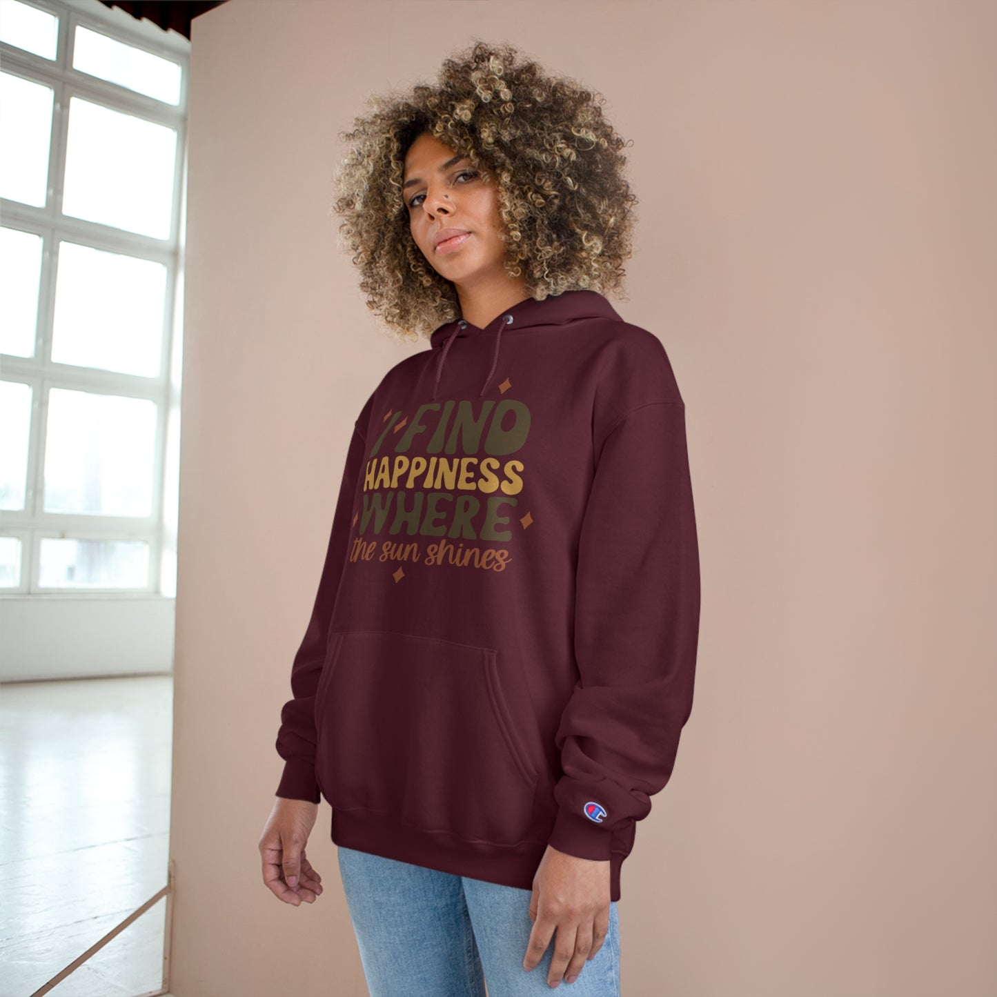 Happiness and Sunshine Champion Hoodie