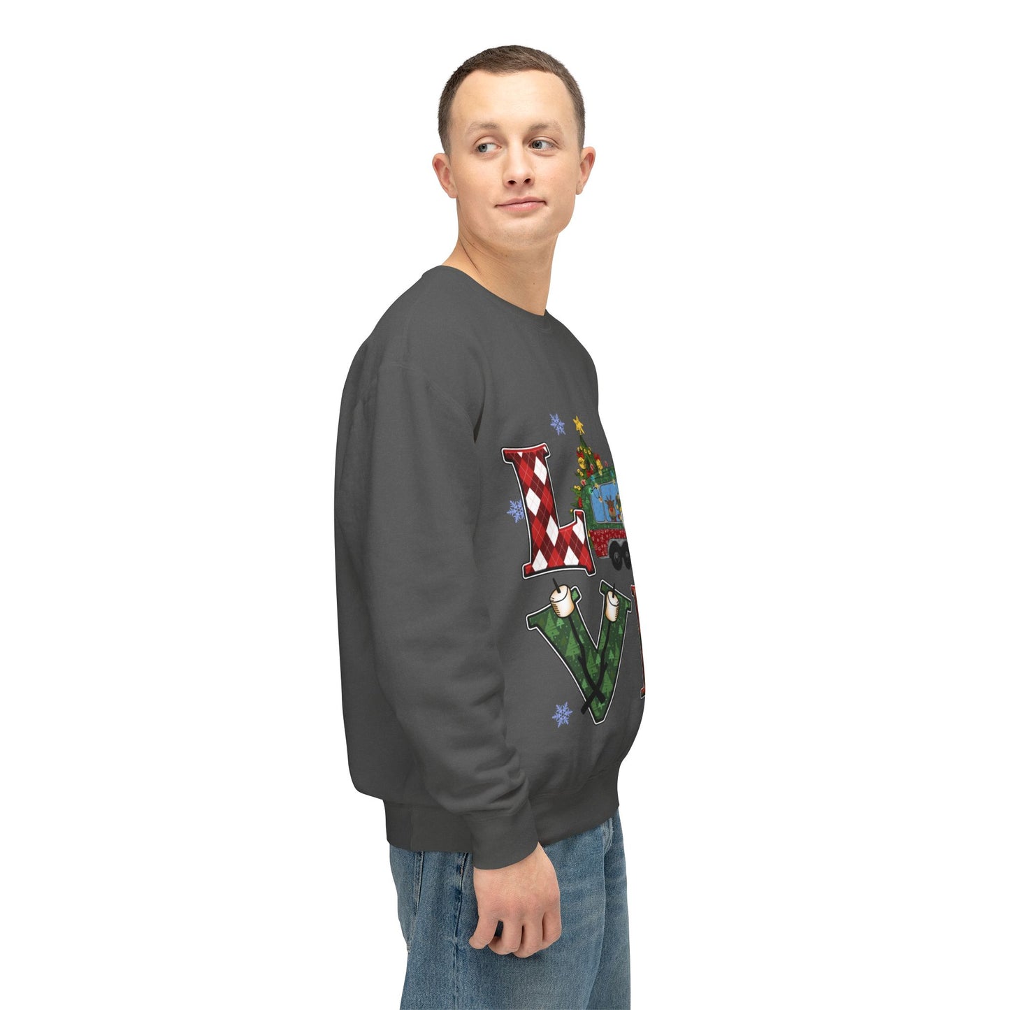 Love Vintage Holiday Crewneck Sweatshirt