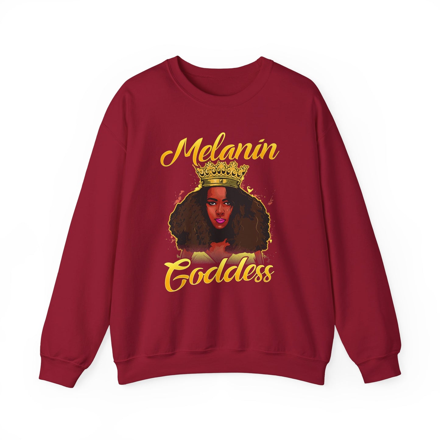 Melanin Queen Heavy Blend Crewneck Sweatshirt