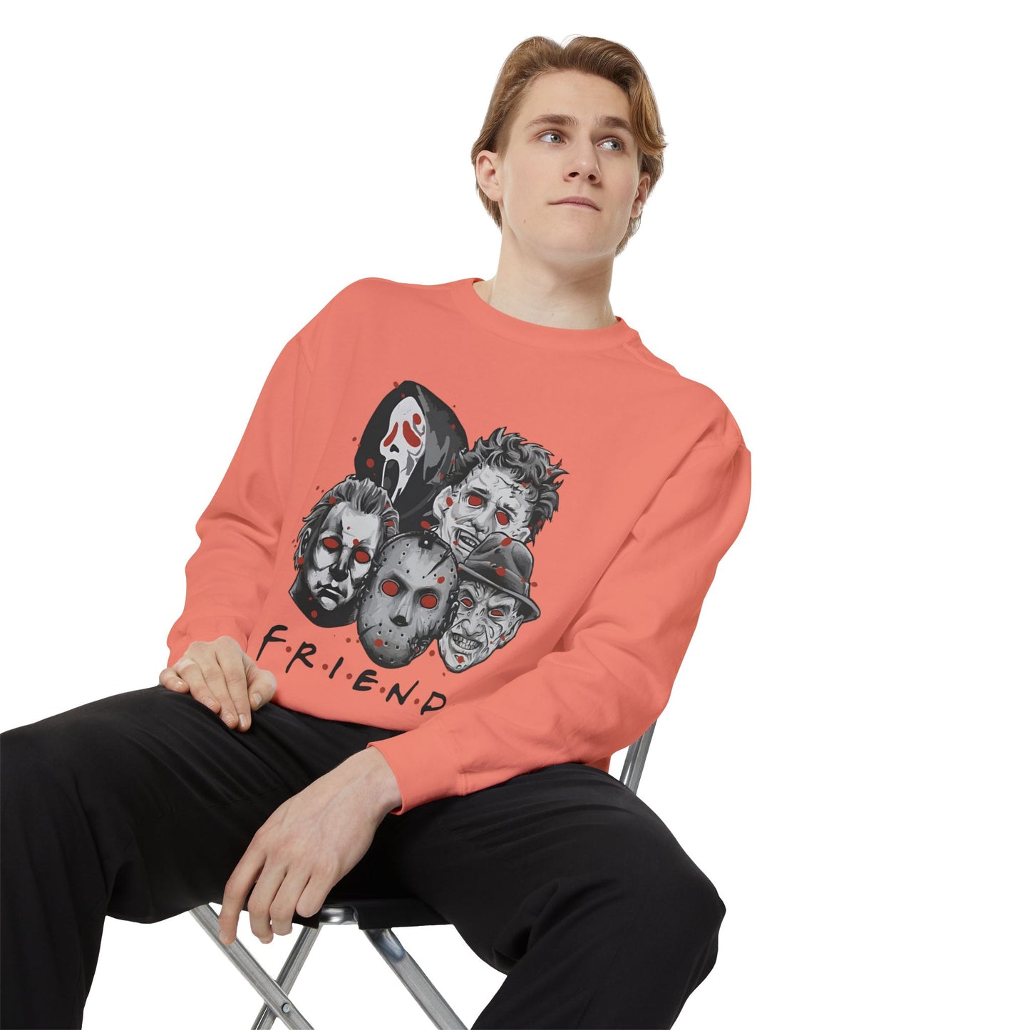 Halloween Garment-Dyed Sweatshirt
