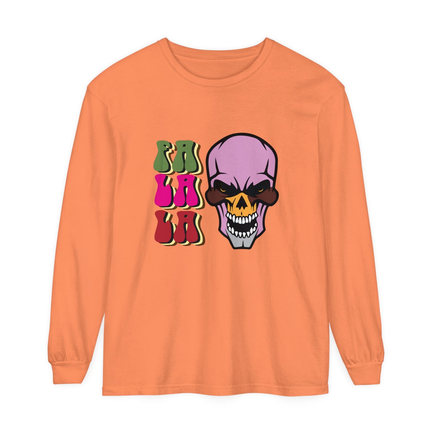 Skull Graphic Long Sleeve T-Shirt for Christmas
