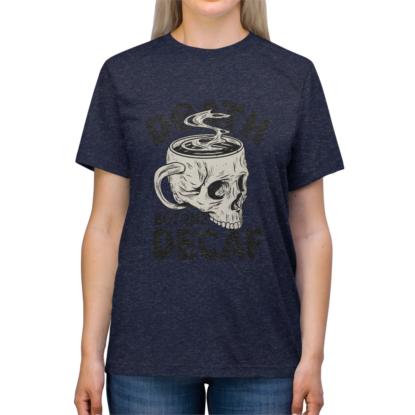 Death Before Coffee Triblend Tee