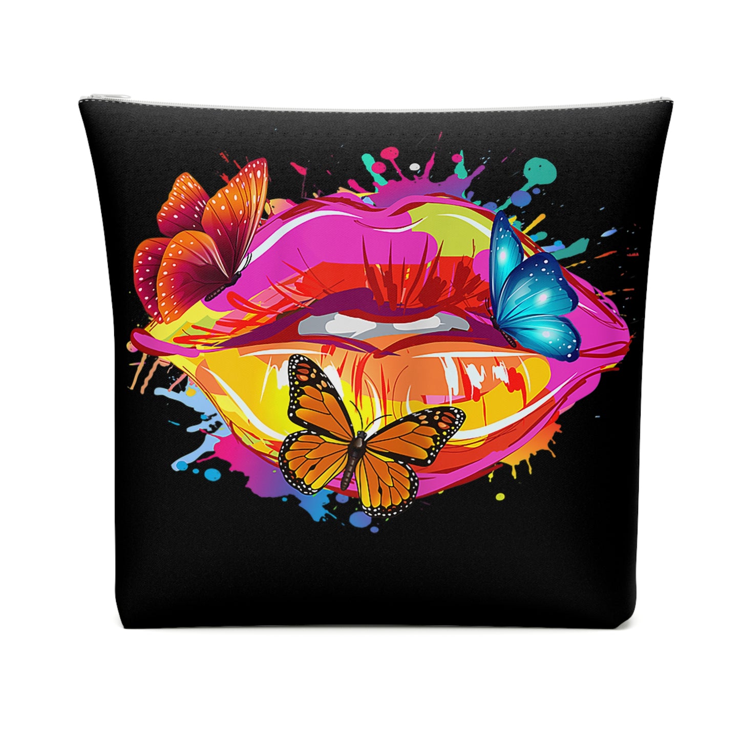 Pink Lips Cosmetic Bag