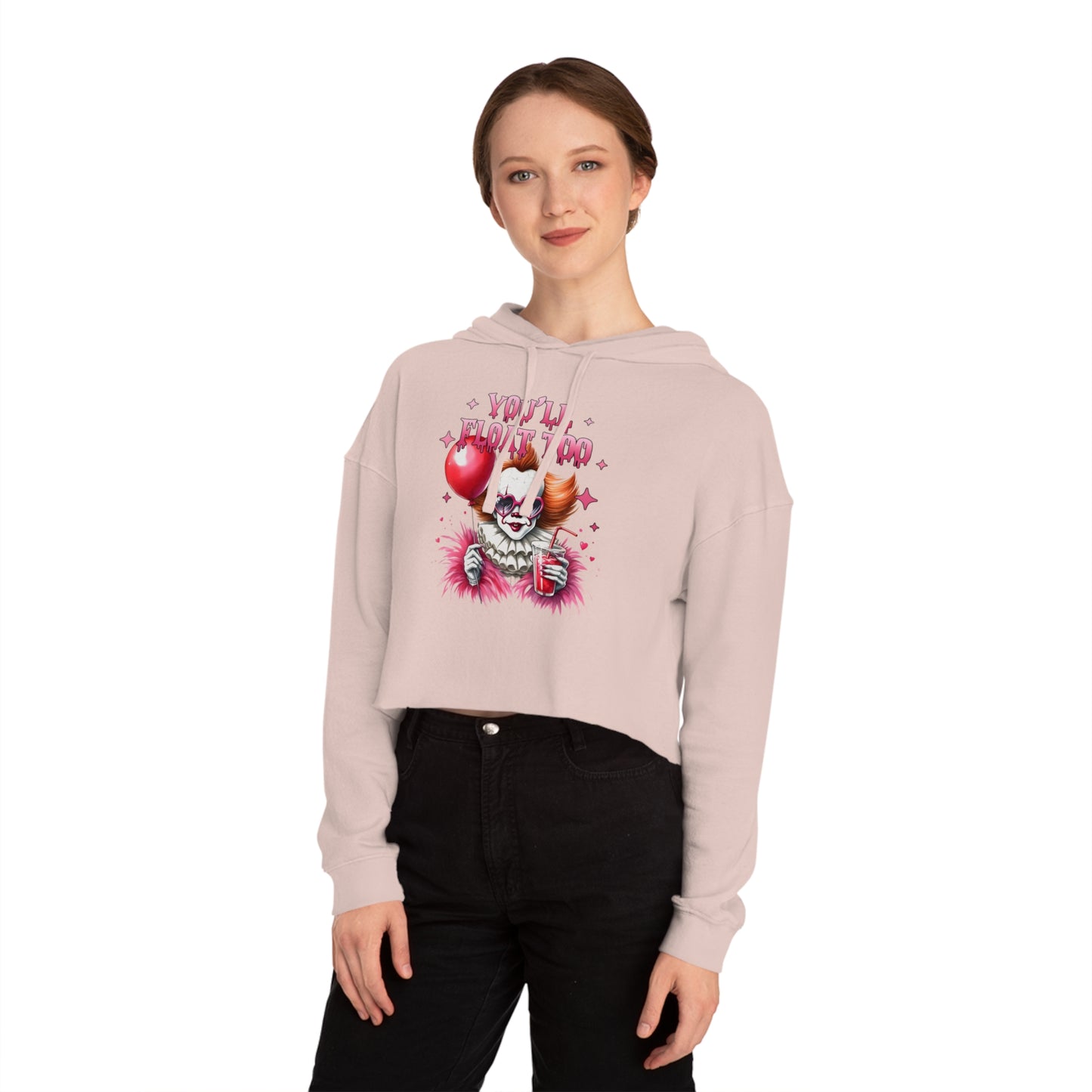 Halloween Cropped Hooded Sweatshirt