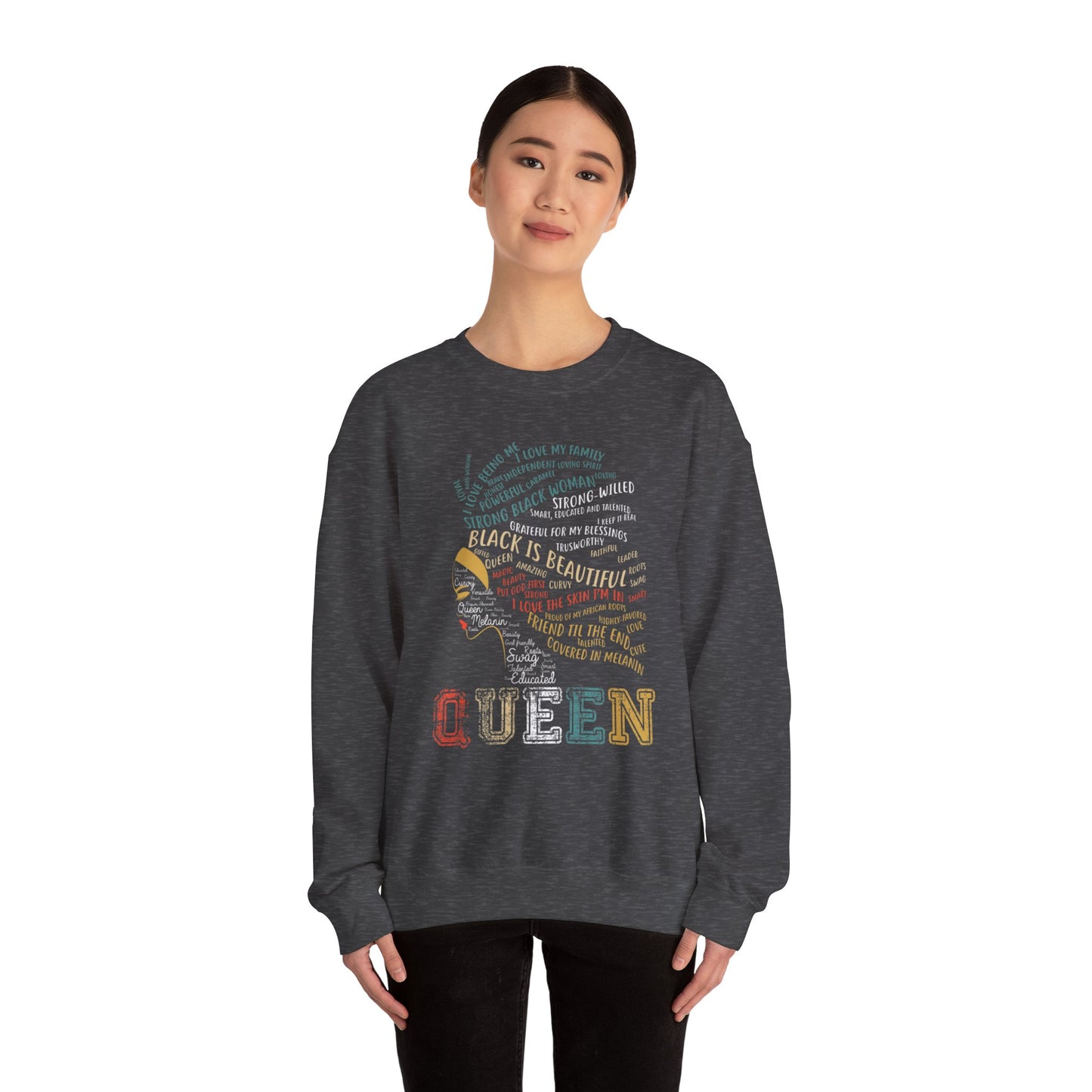 Queen Heavy Blend Crewneck Sweatshirt