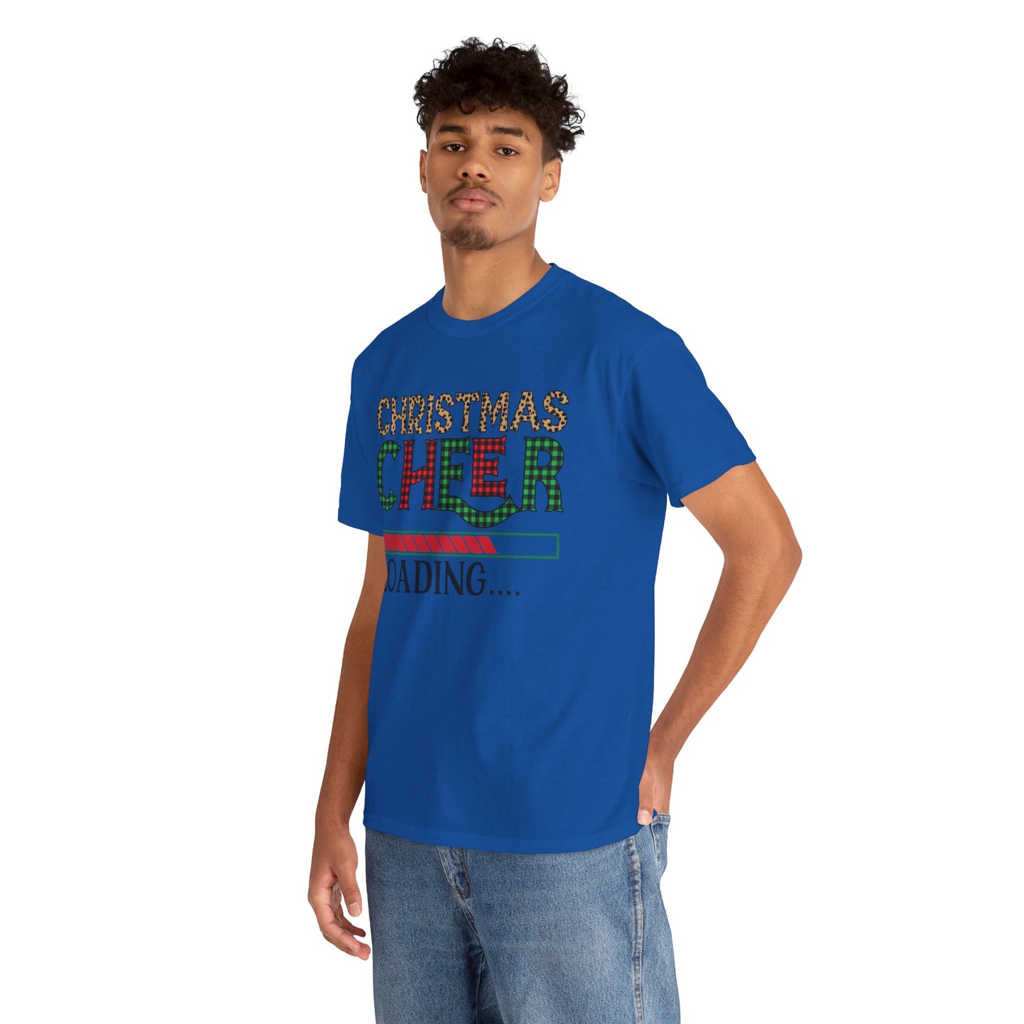 Christmas Cheer Loading Unisex Heavy Cotton Tee