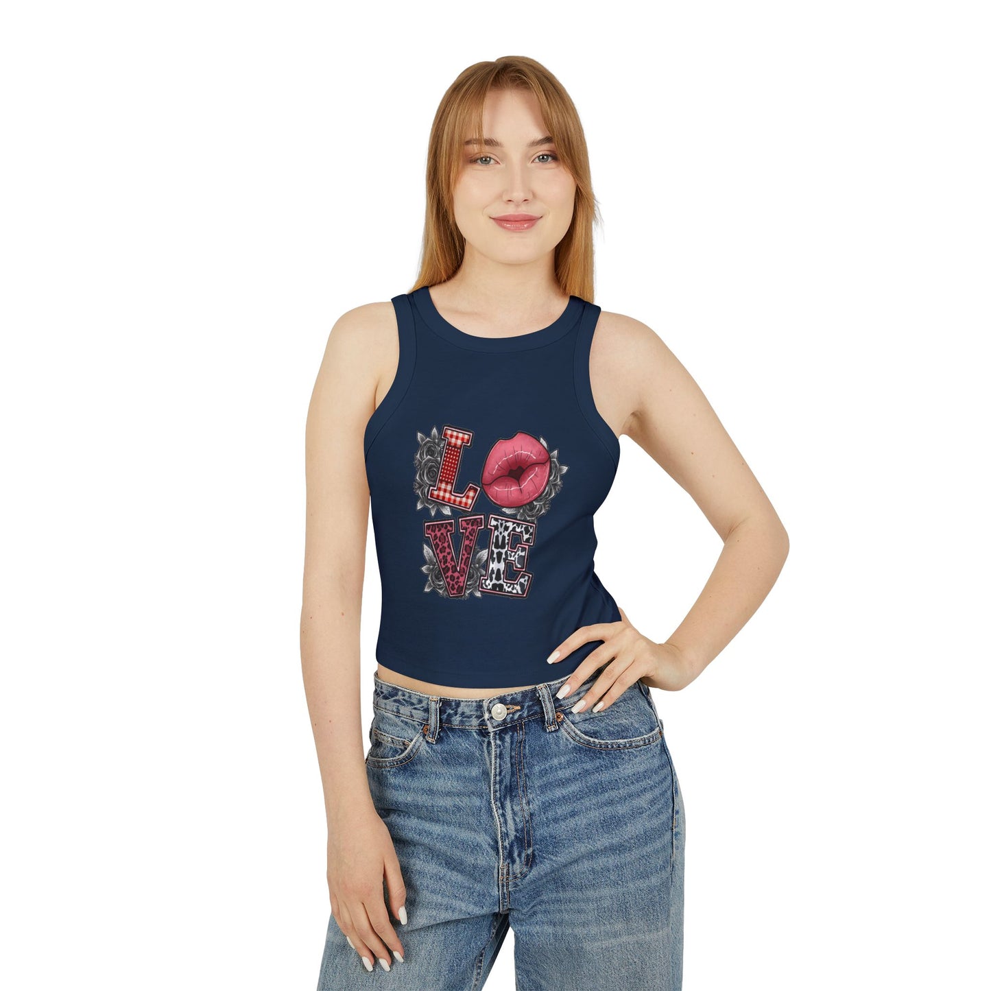 Micro Rib Racer Tank Top