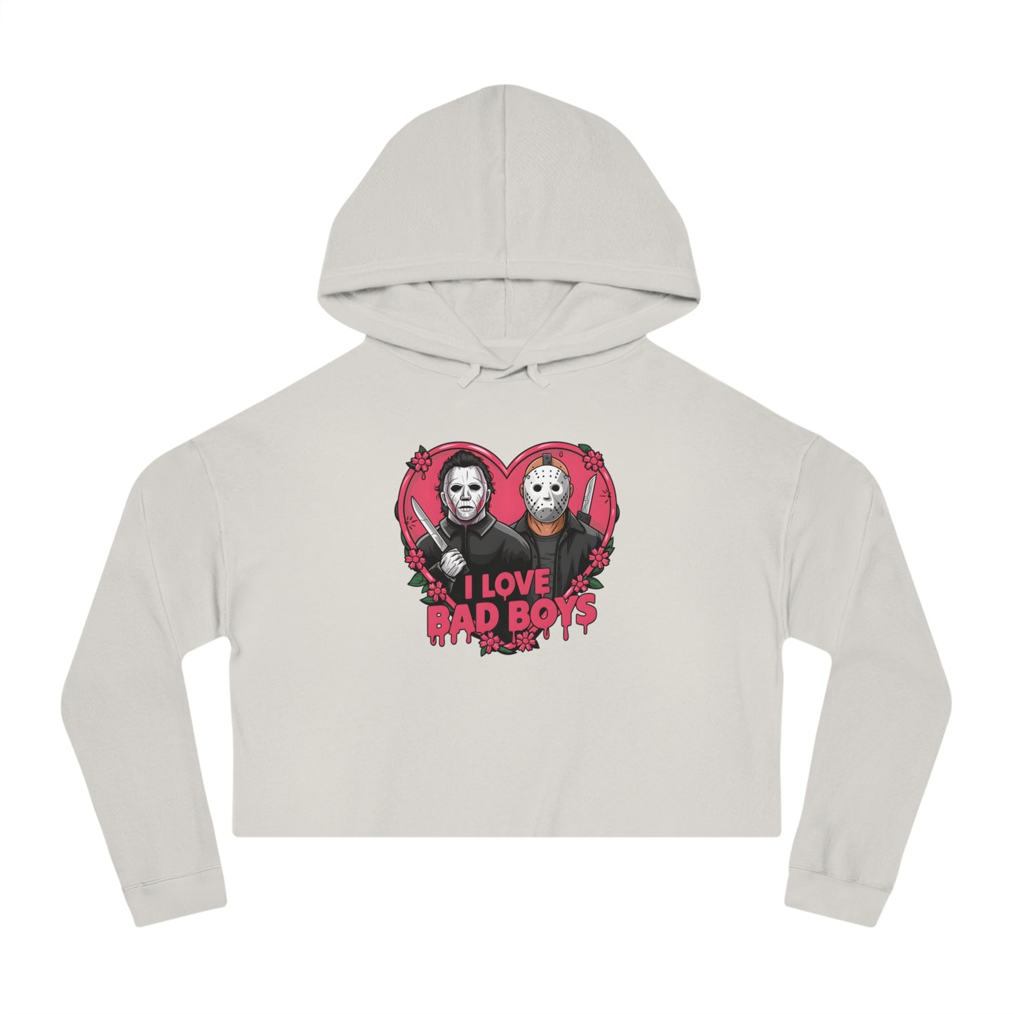Halloween Cropped Hooded Sweatshirt