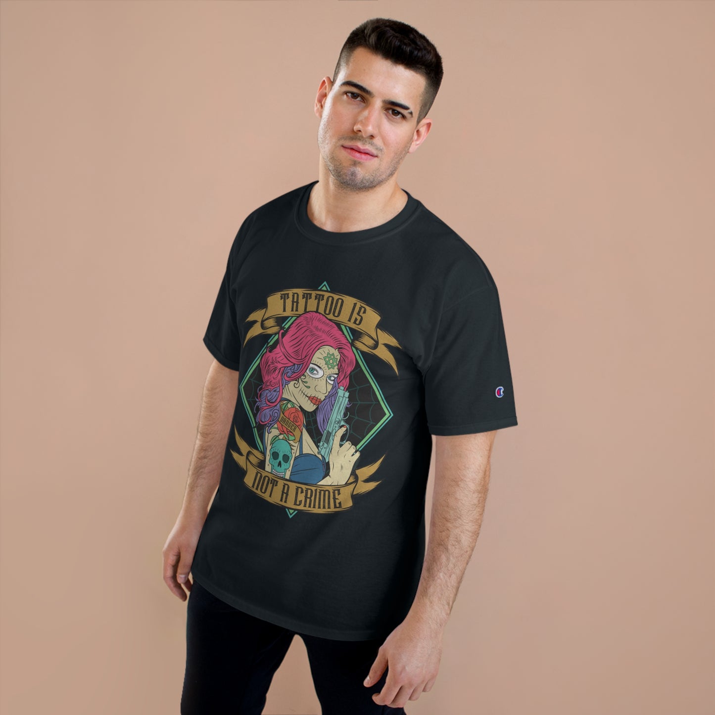 Tattoo Is Not A Crime Champion T-Shirt