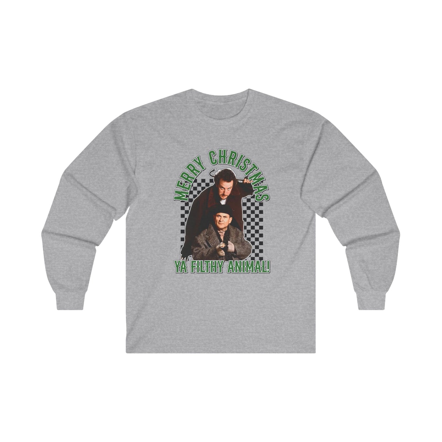 Merry Christmas Long Sleeve Tee - Funny Holiday Apparel for Fans