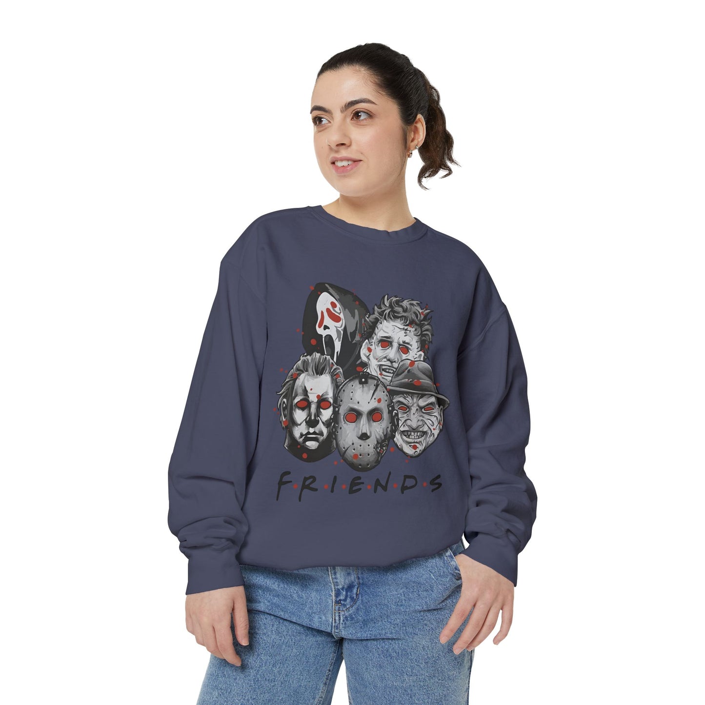 Halloween Garment-Dyed Sweatshirt