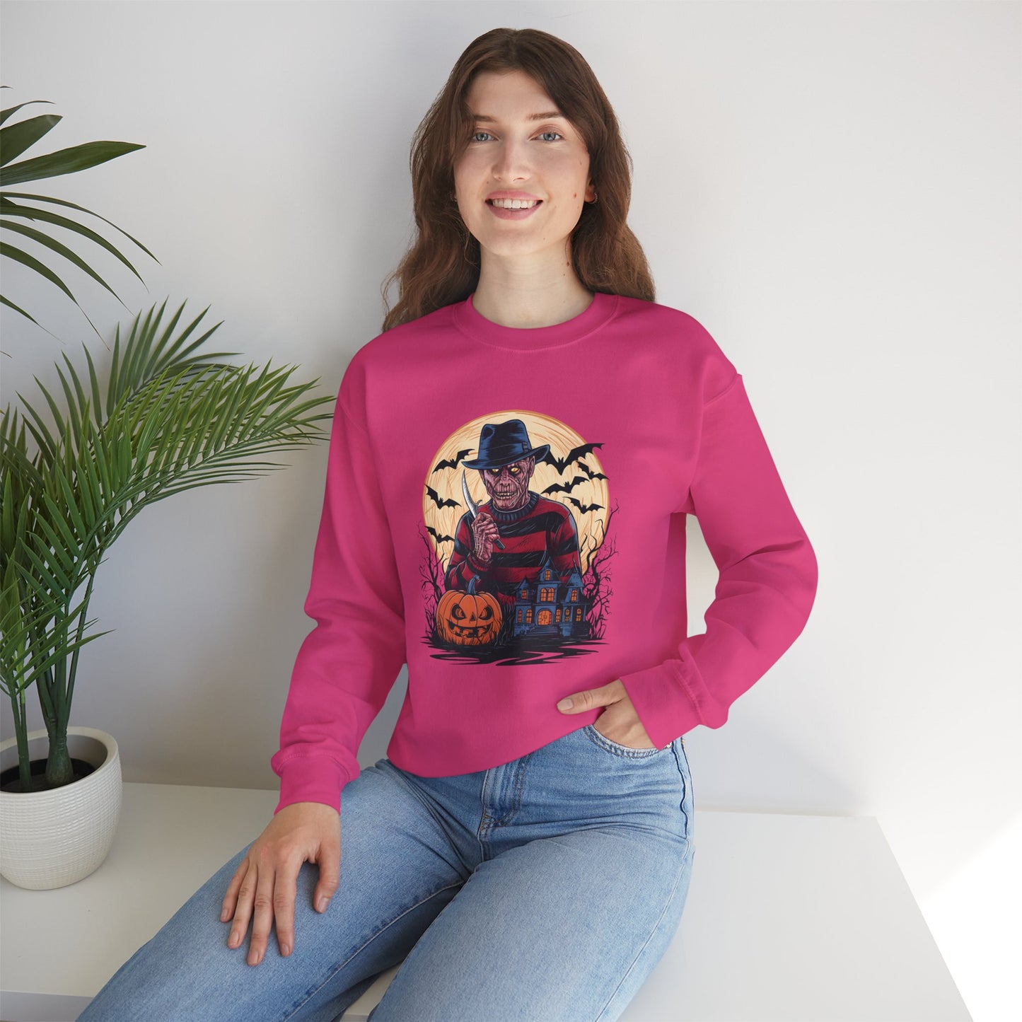 Halloween Freddy Krueger Crewneck Sweatshirt - Unisex