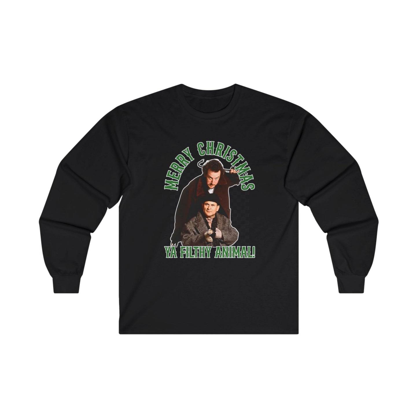 Merry Christmas Long Sleeve Tee - Funny Holiday Apparel for Fans
