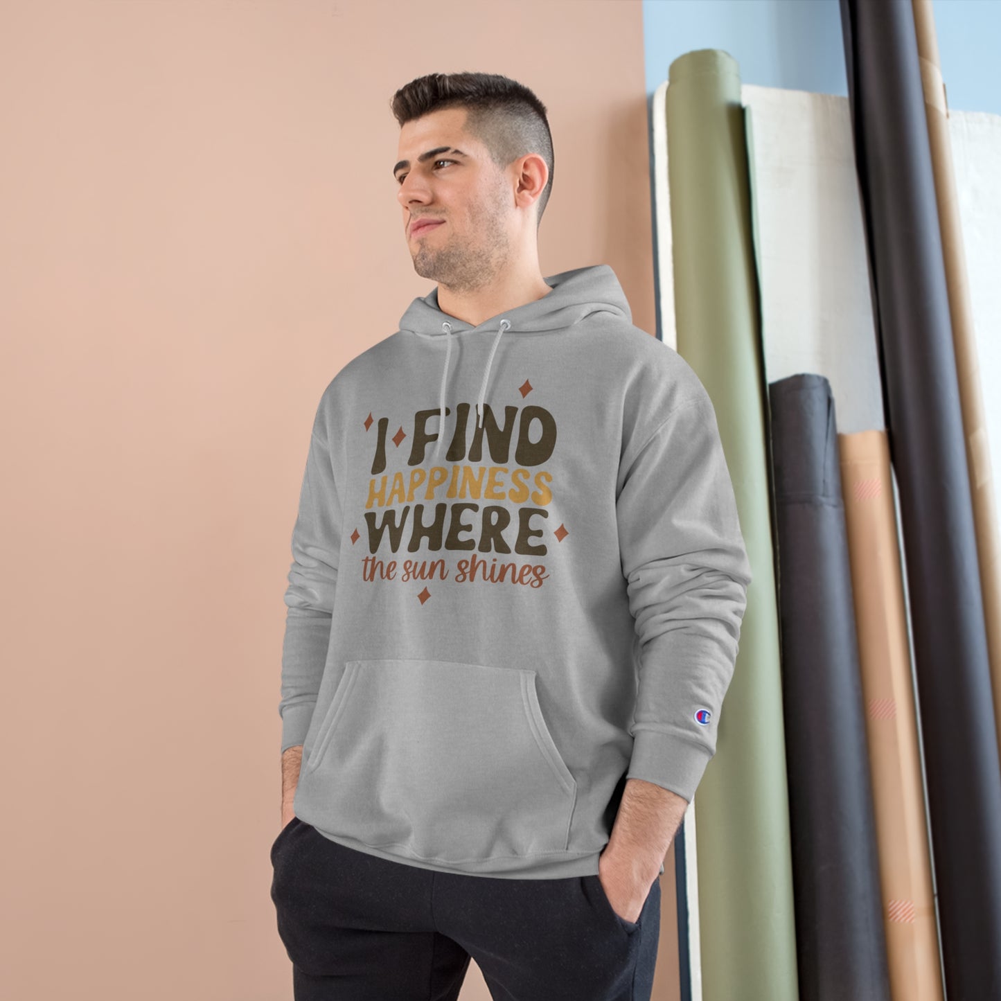 Happiness and Sunshine Champion Hoodie