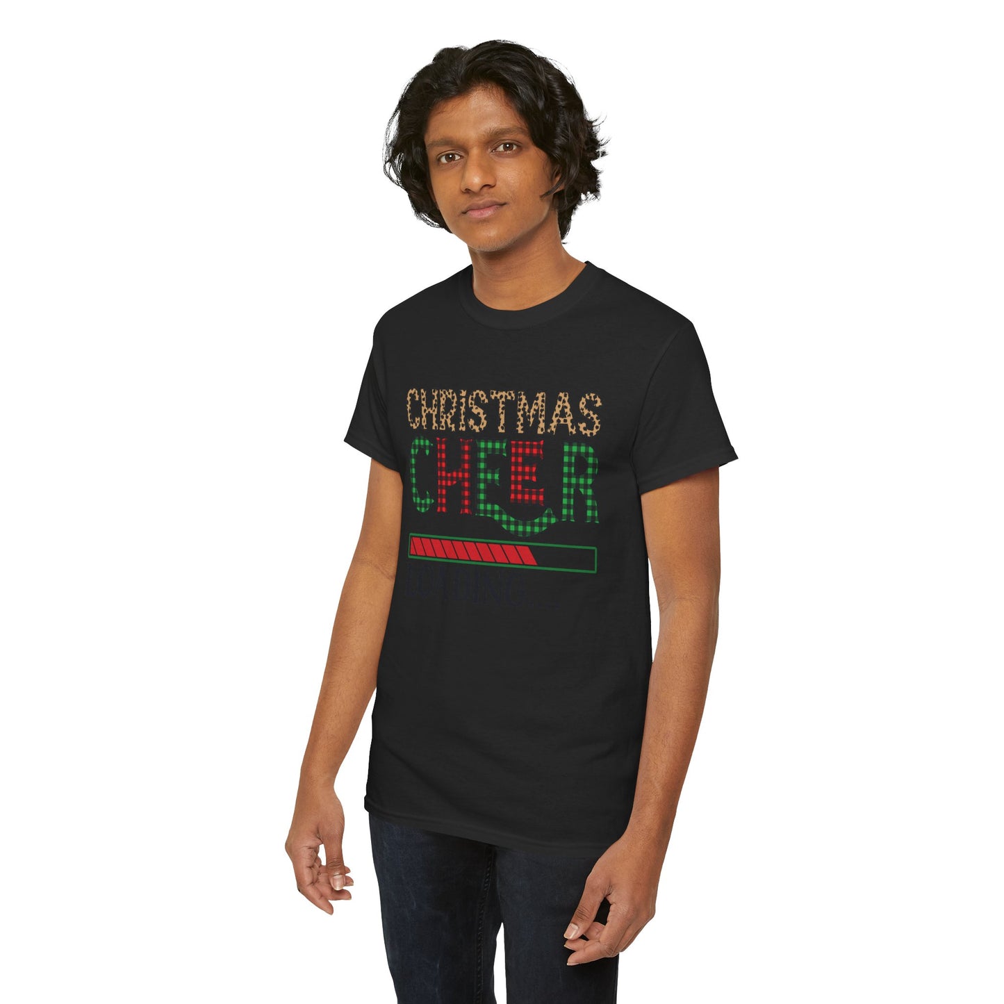 Christmas Cheer Loading Unisex Heavy Cotton Tee