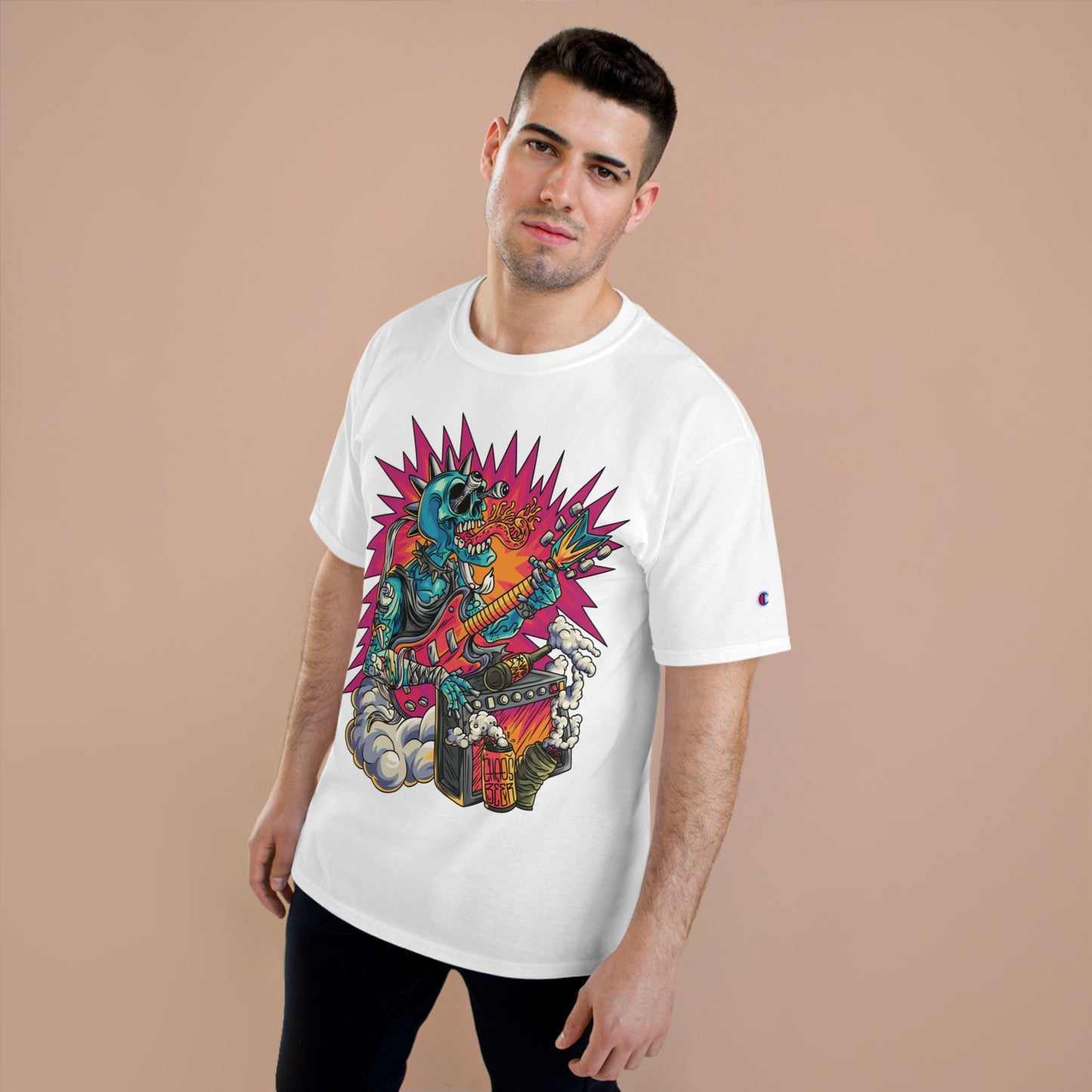 Skeleton Guitar Champion T-Shirt