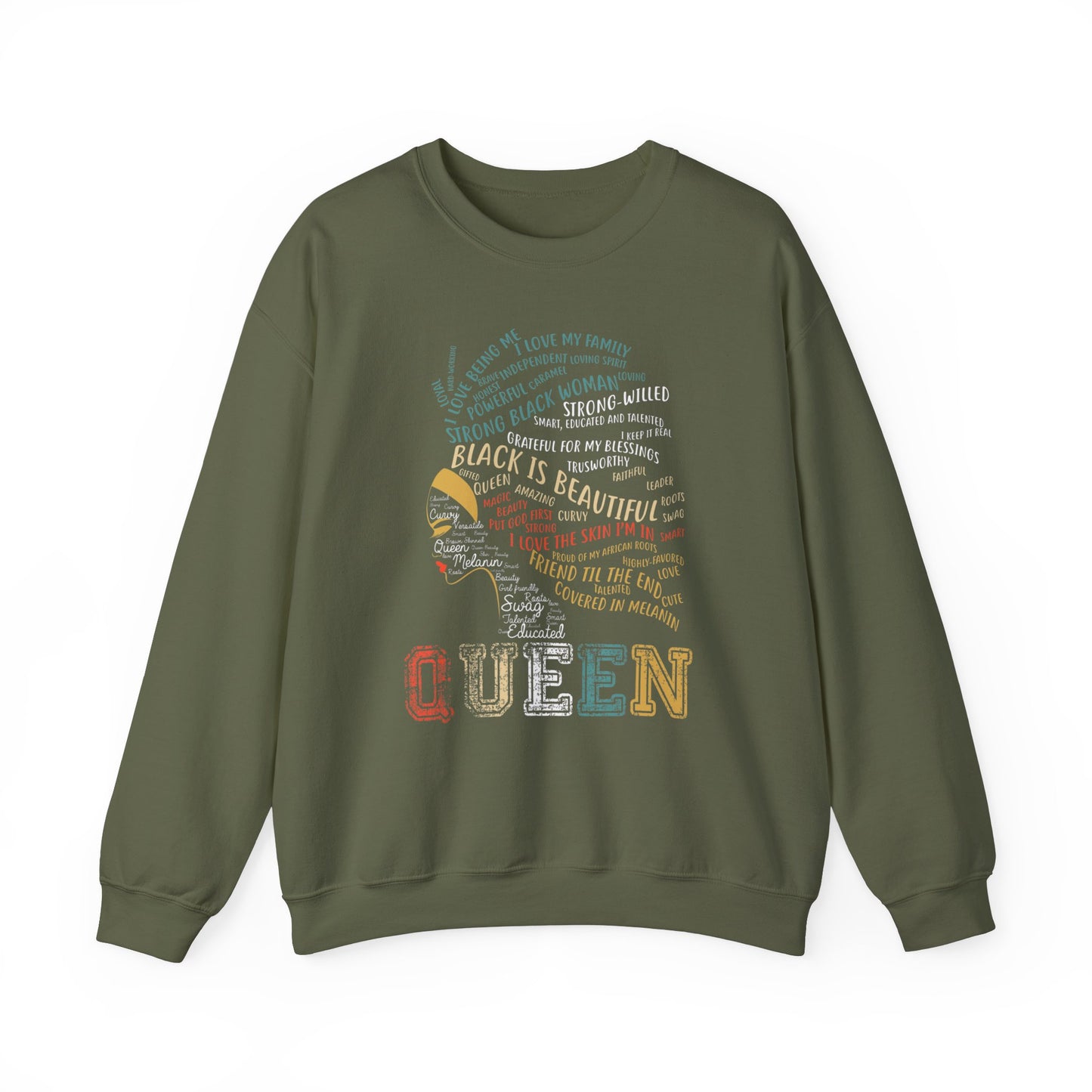 Queen Heavy Blend Crewneck Sweatshirt