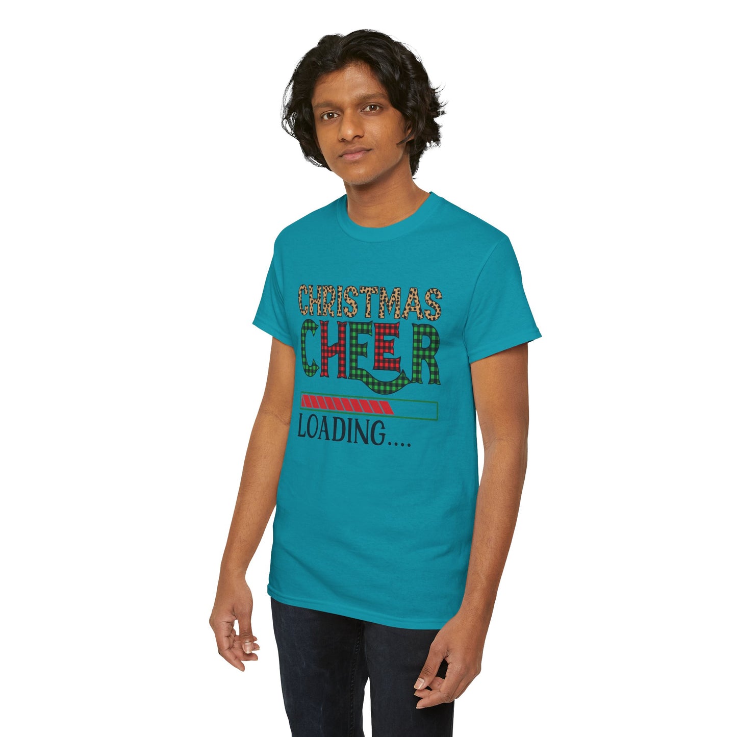 Christmas Cheer Loading Unisex Heavy Cotton Tee