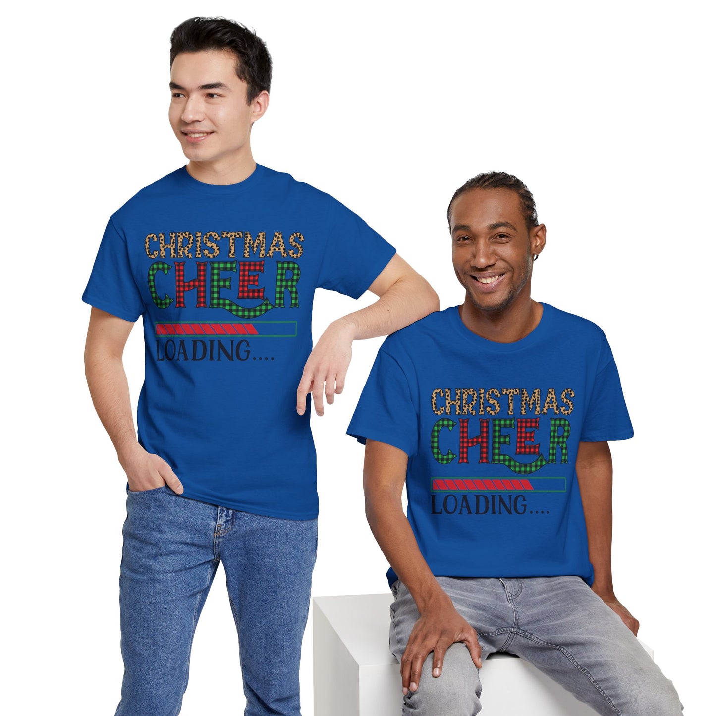 Christmas Cheer Loading Unisex Heavy Cotton Tee