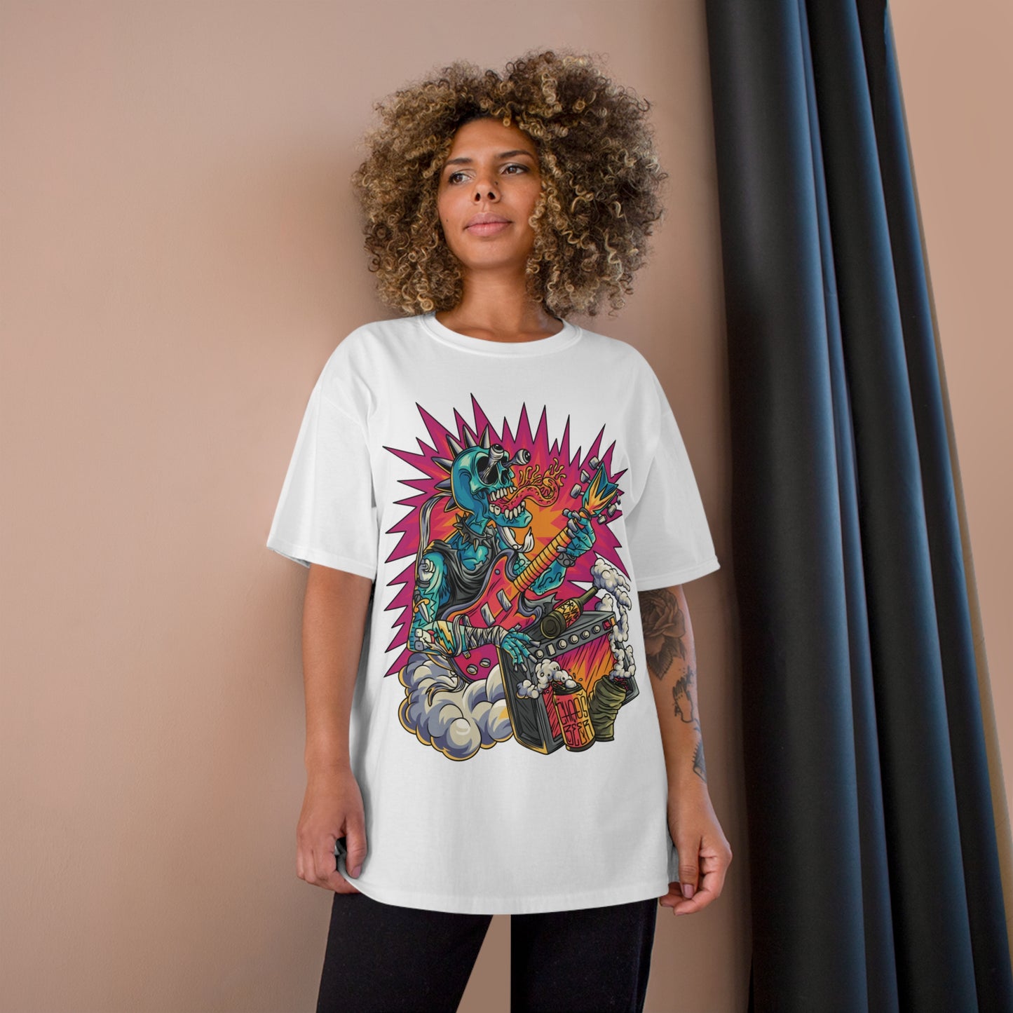 Skeleton Guitar Champion T-Shirt