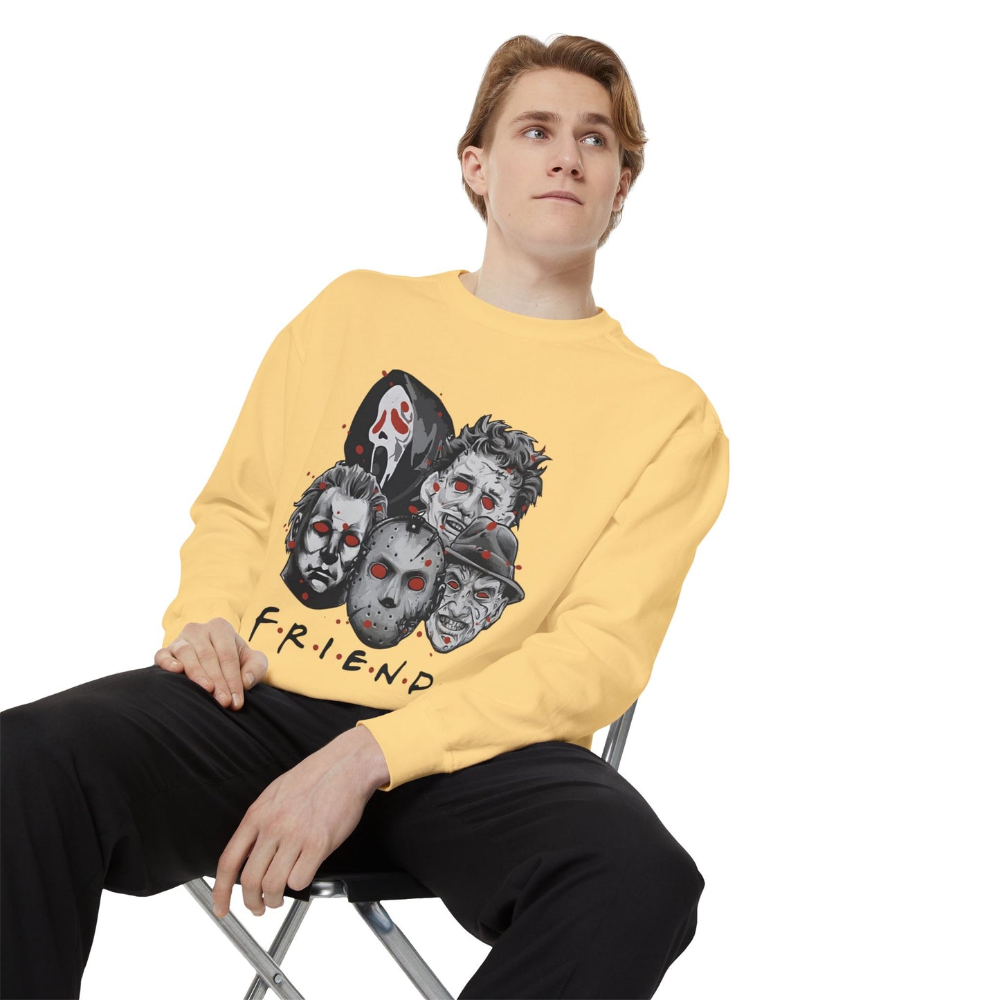 Halloween Garment-Dyed Sweatshirt