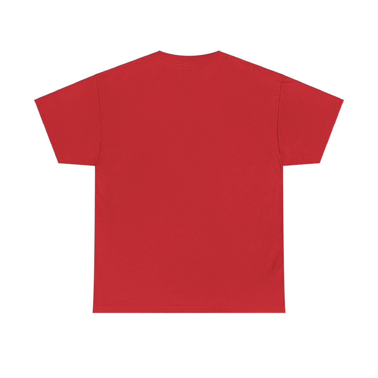 Unisex Heavy Cotton Tee - Just Waiting for Christmas Design