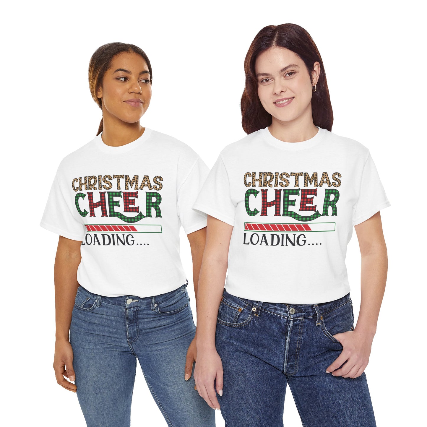 Christmas Cheer Loading Unisex Heavy Cotton Tee