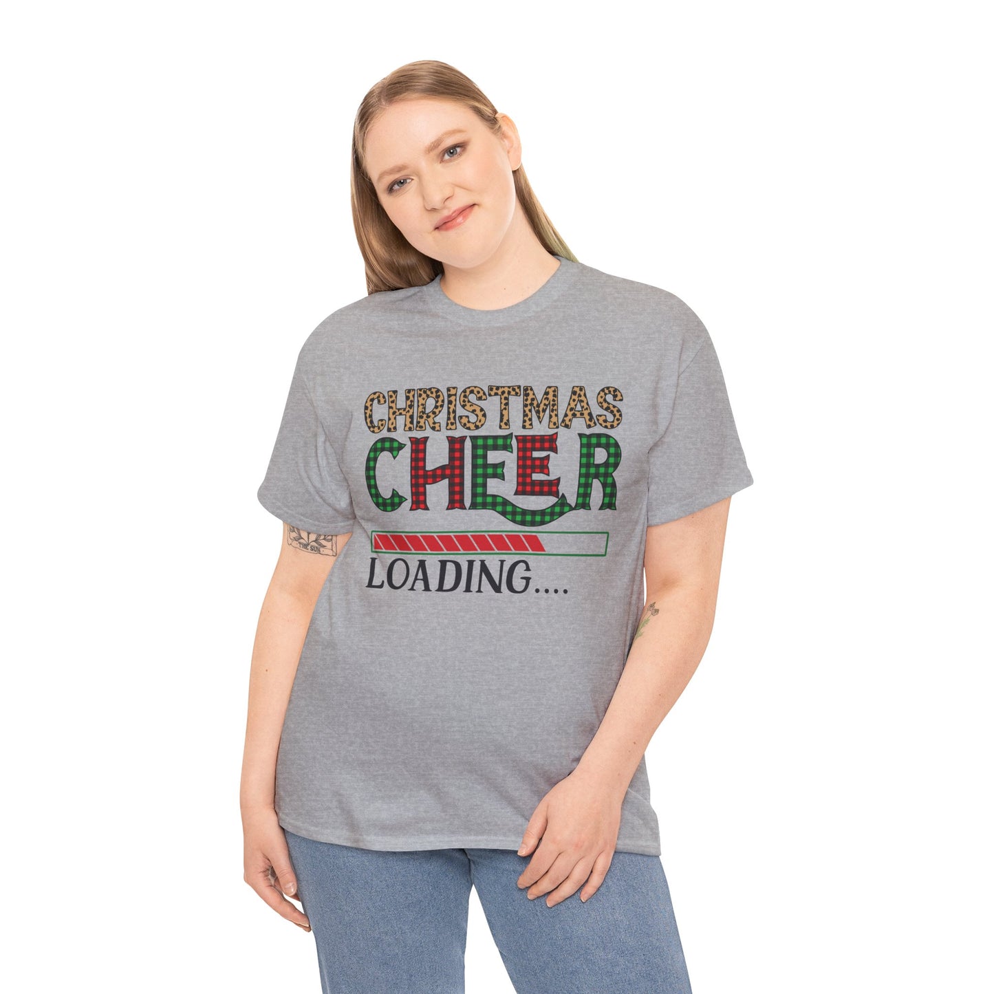 Christmas Cheer Loading Unisex Heavy Cotton Tee