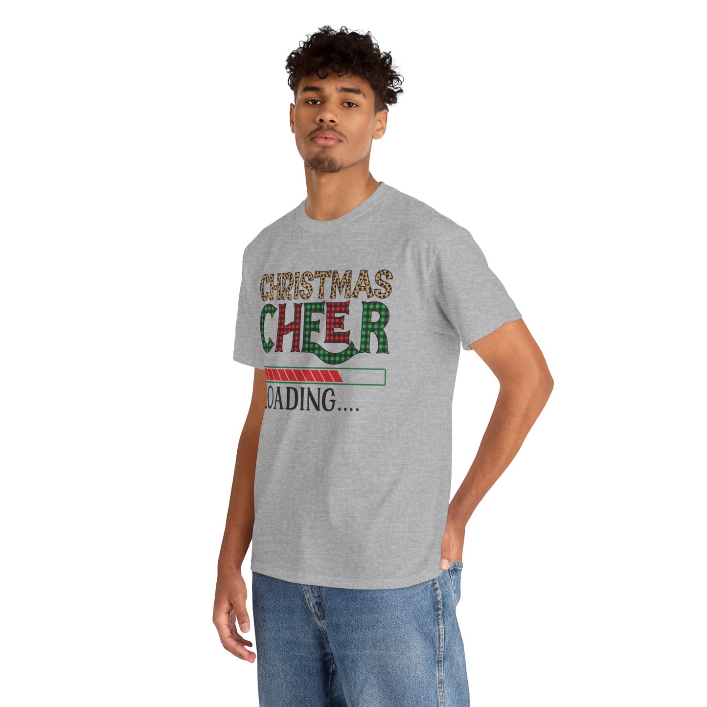 Christmas Cheer Loading Unisex Heavy Cotton Tee