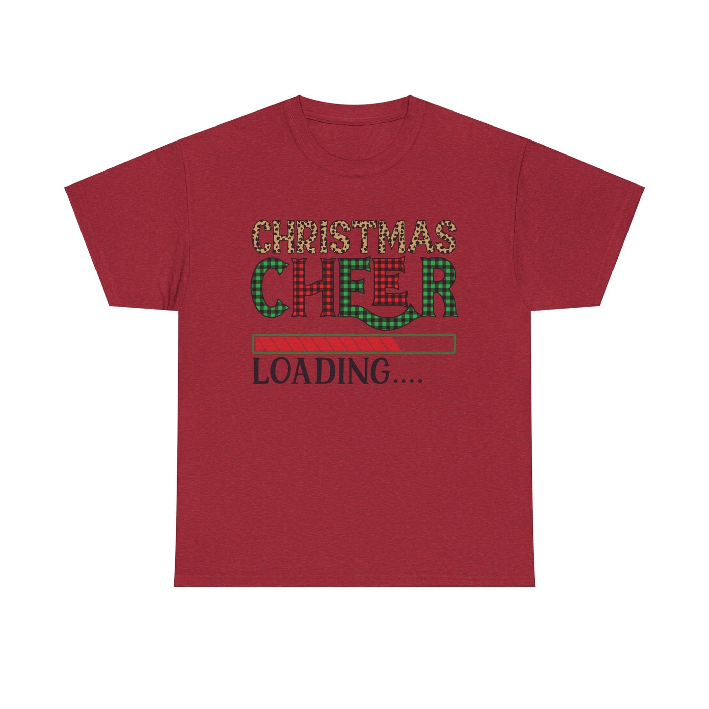 Christmas Cheer Loading Unisex Heavy Cotton Tee