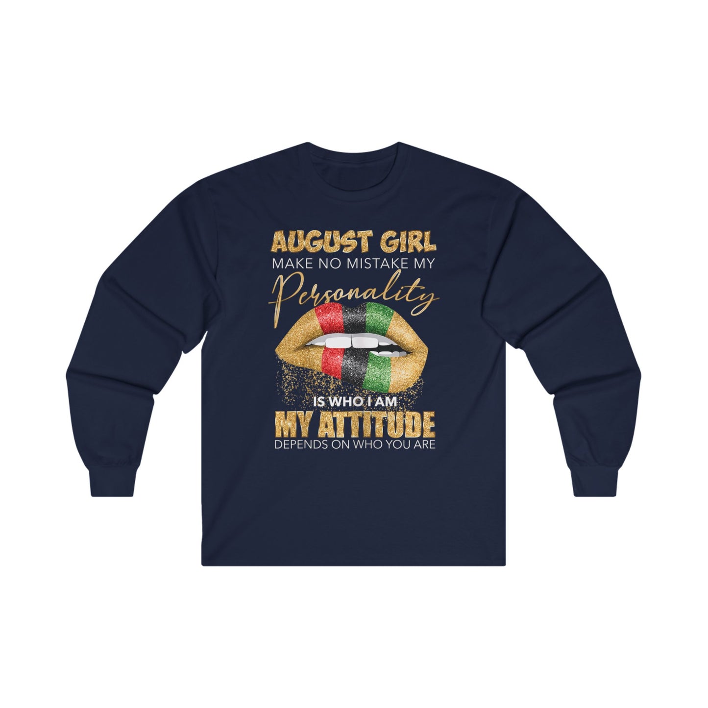 August Girl Long Sleeve Tee - Bold Attitude & Personality