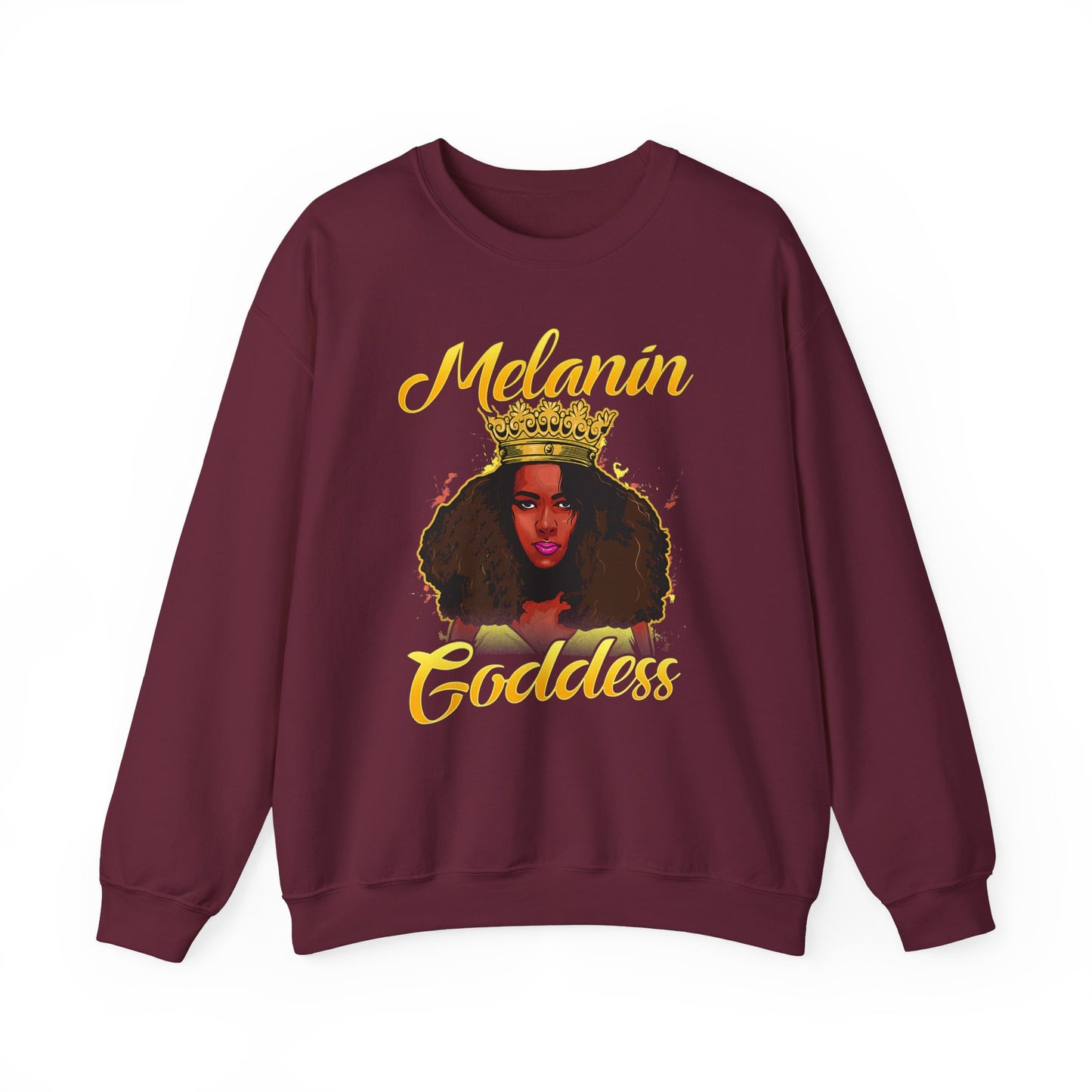 Melanin Queen Heavy Blend Crewneck Sweatshirt