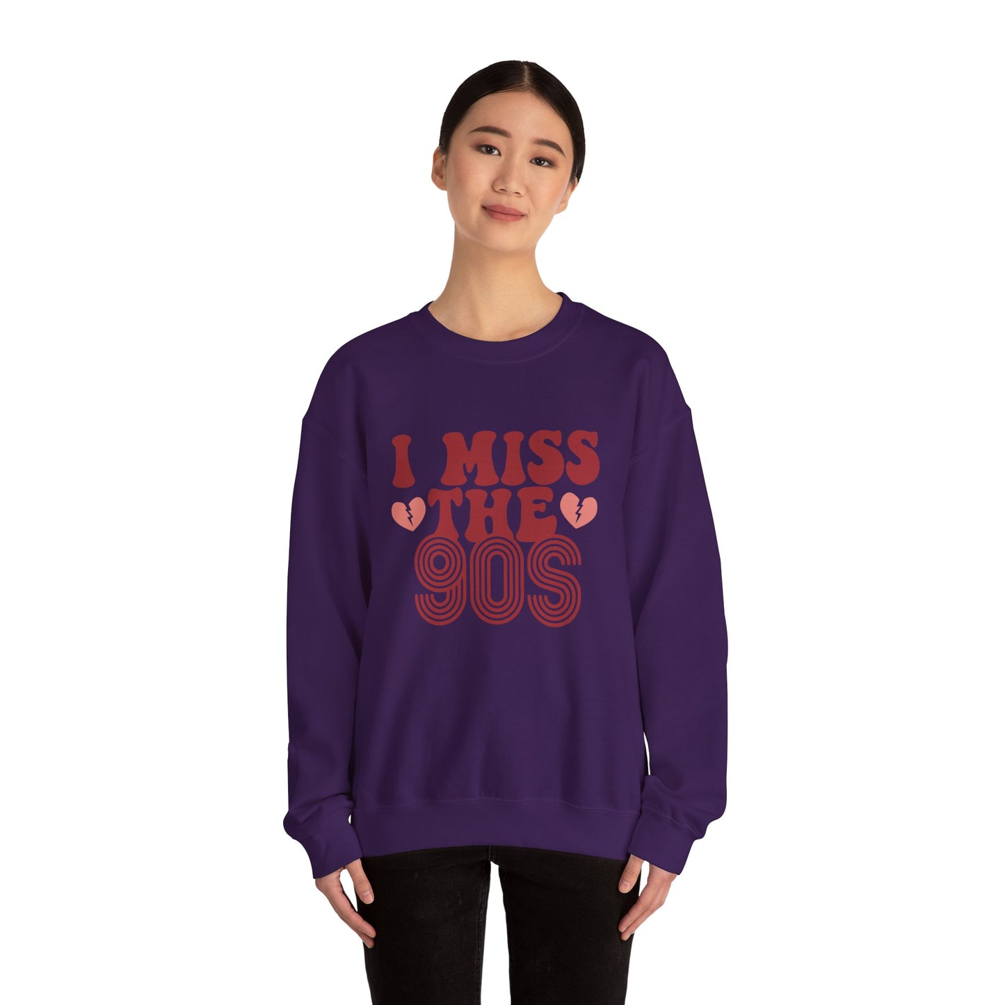 Retro 90s Crewneck Sweatshirt - I Miss the 90s Design