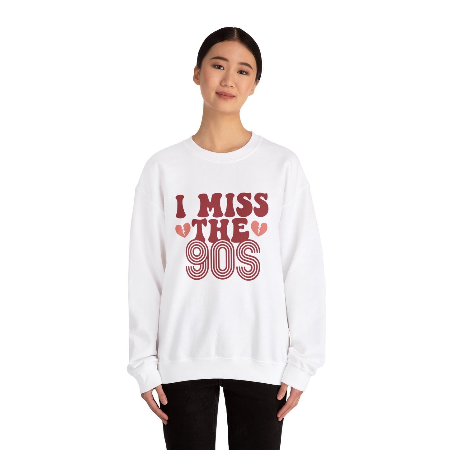Retro 90s Crewneck Sweatshirt - I Miss the 90s Design