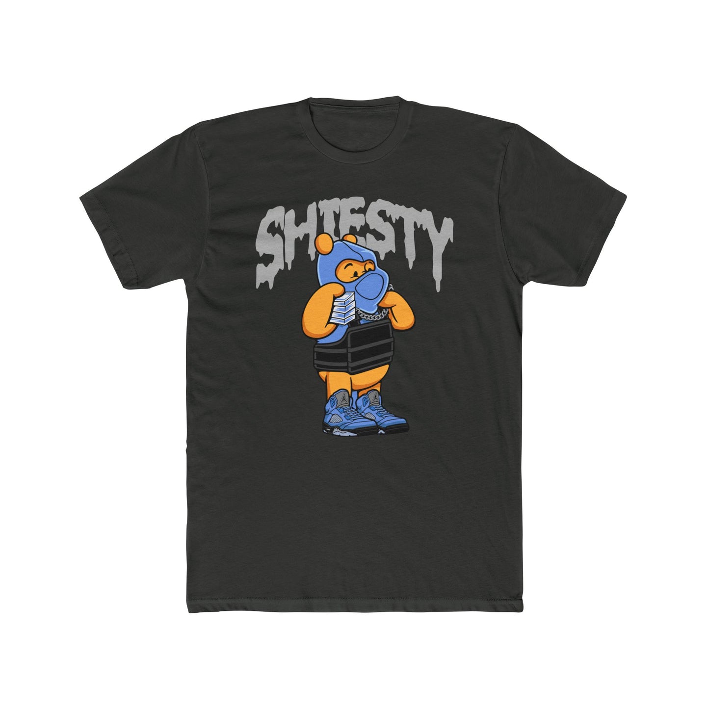 Fun Unisex Cotton Crew Tee with 'Shiesty' Design - Vibrant Graphic Tee for Casual Wear