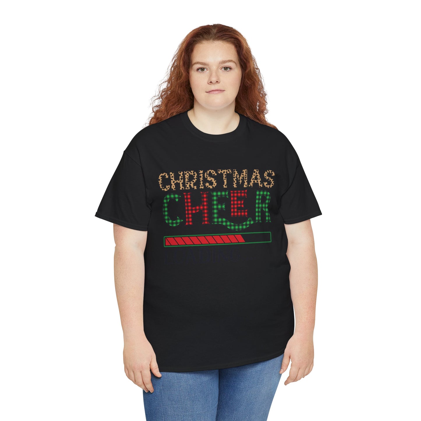 Christmas Cheer Loading Unisex Heavy Cotton Tee