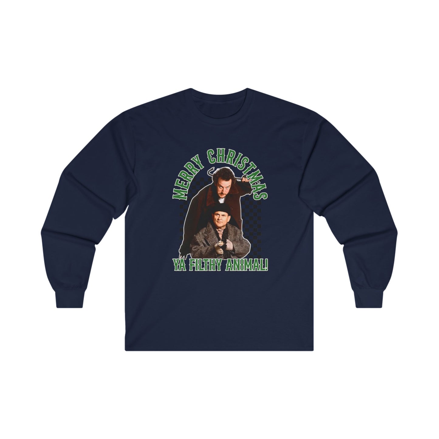 Merry Christmas Long Sleeve Tee - Funny Holiday Apparel for Fans