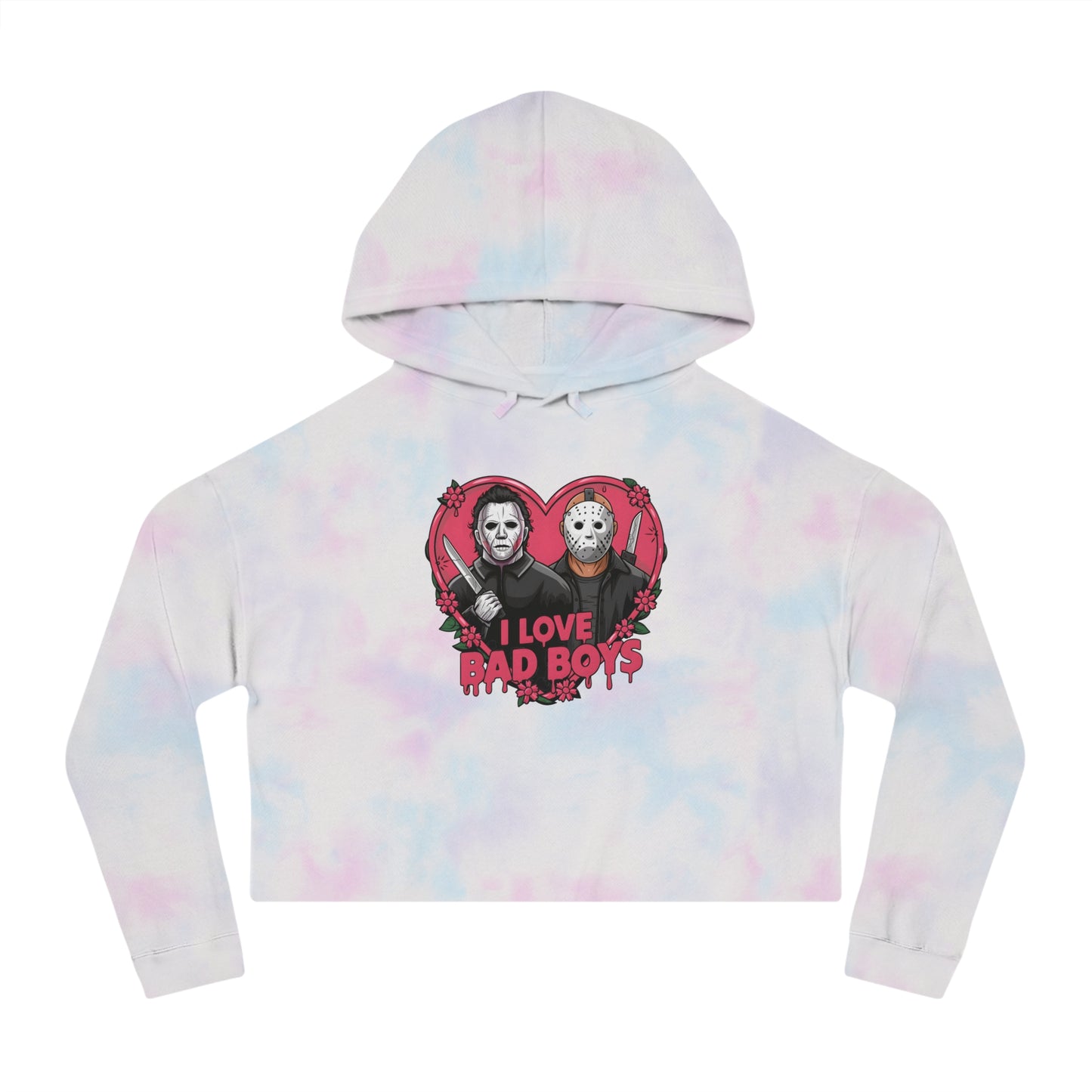 Halloween Cropped Hooded Sweatshirt