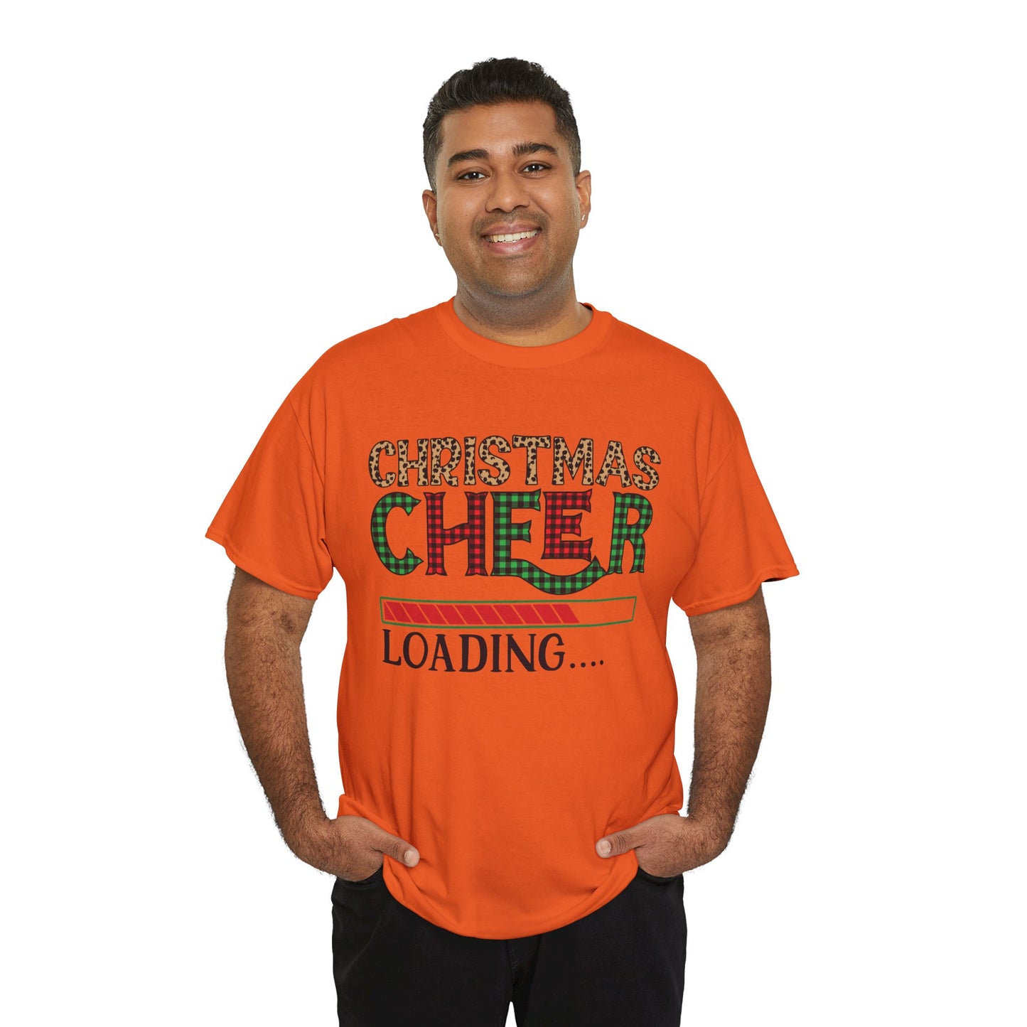 Christmas Cheer Loading Unisex Heavy Cotton Tee